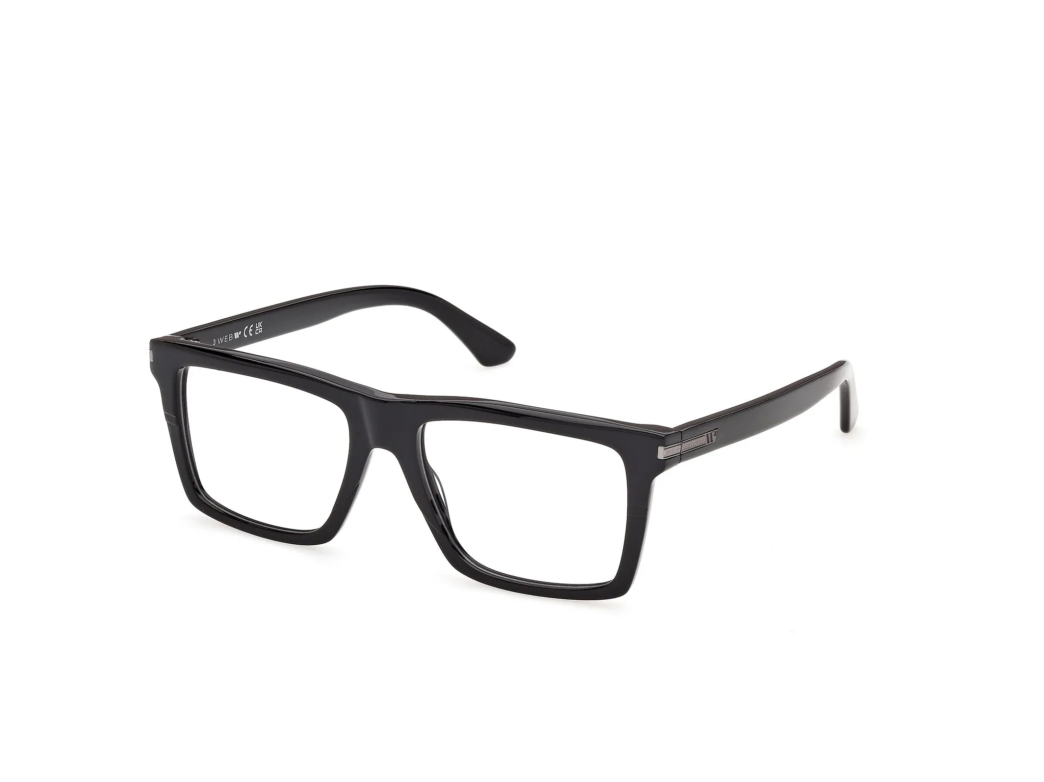 Web WE5483 1 Montature da vista Acetato Nero Squadrata Normale - immagine 1