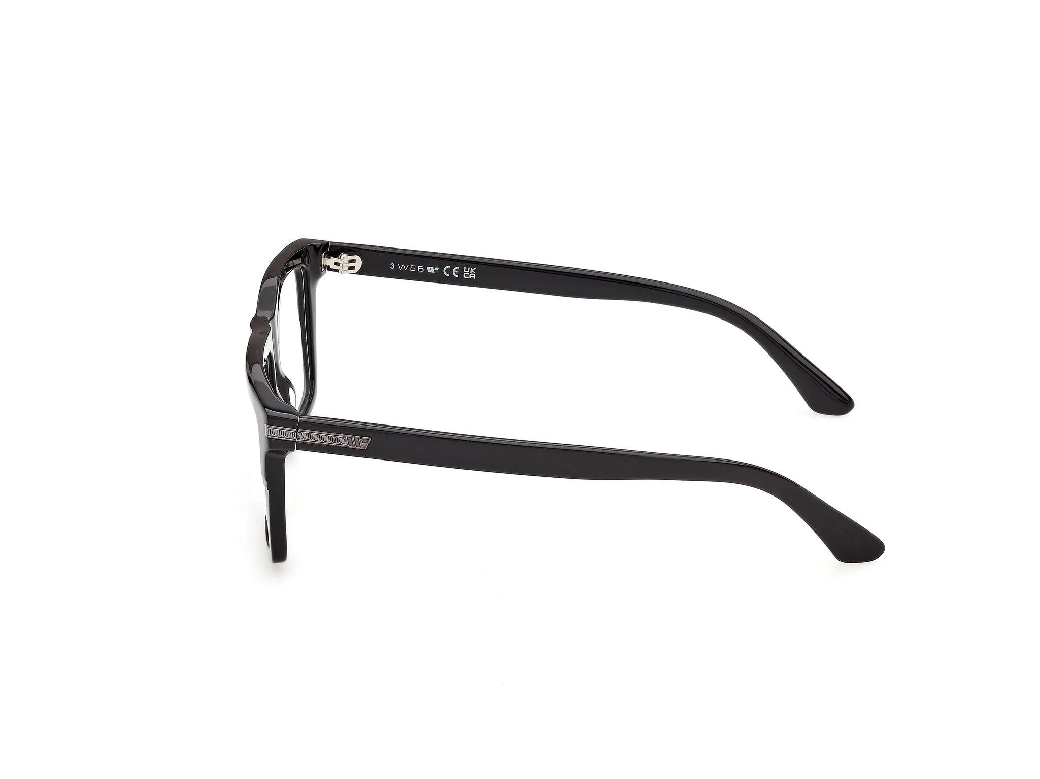 Web WE5483 1 Montature da vista Acetato Nero Squadrata Normale - immagine 3