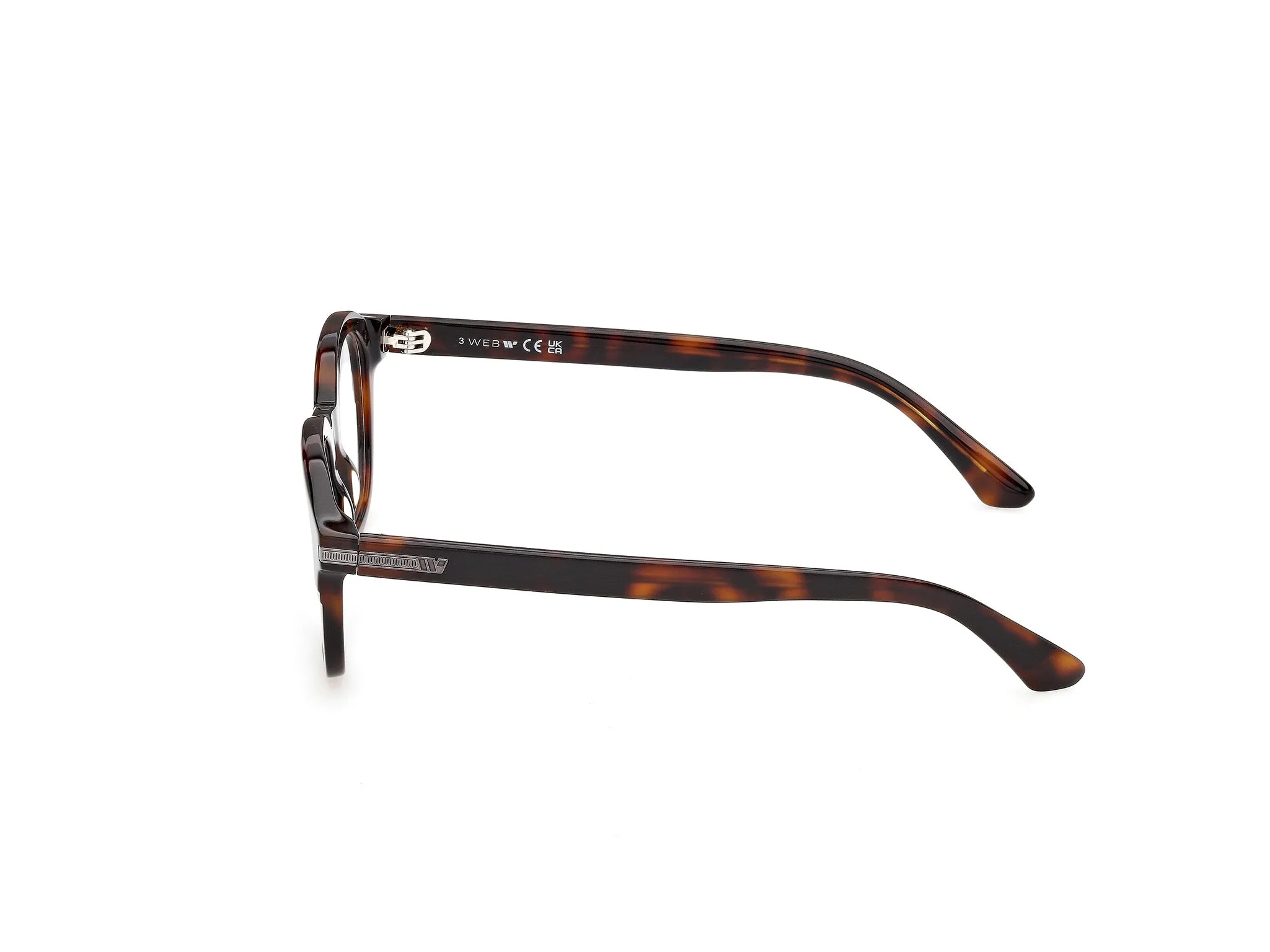 Web WE5482 52 Montature da vista Acetato Havana Geometrica Normale - immagine 3