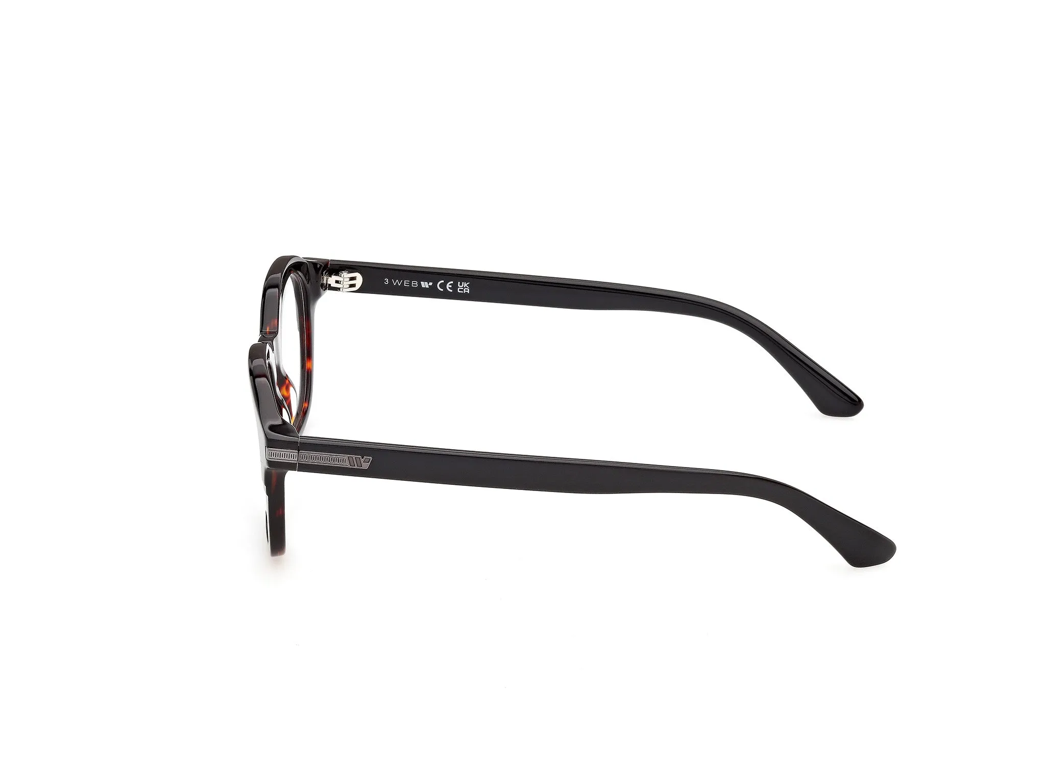 Web WE5482 5 Montature da vista Acetato Nero Geometrica Normale - immagine 3