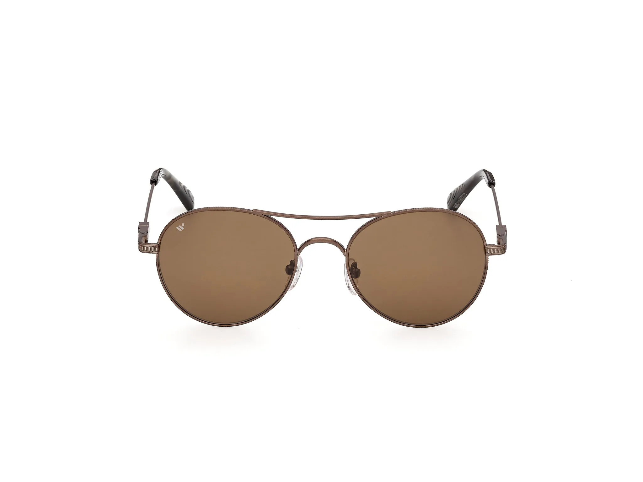 Web WE0403 37E Occhiali da sole Metallo Bronzo Marrone Rotonda Normale - immagine 2