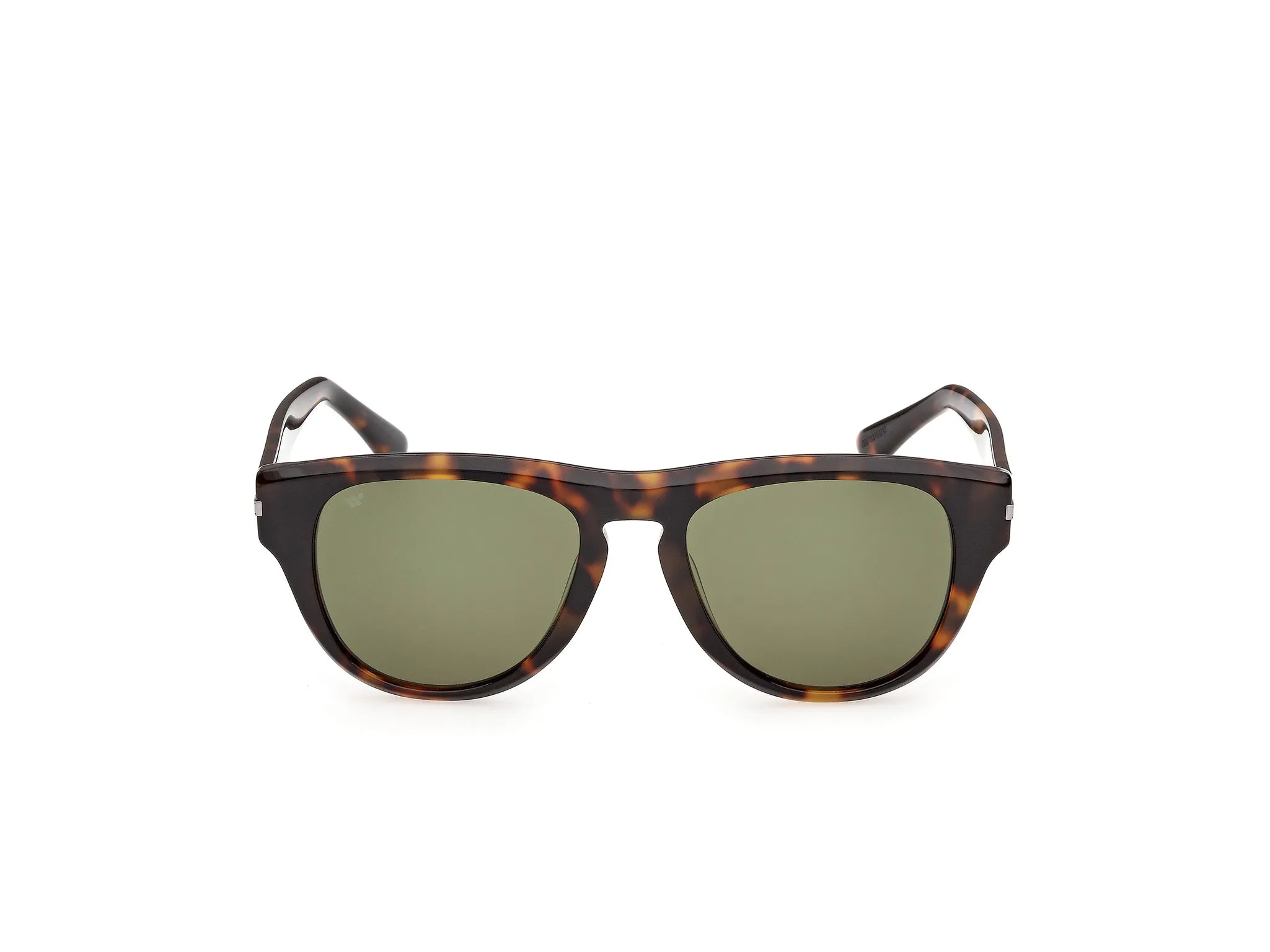 Web WE0402 52N Occhiali da sole Acetato Havana Verde Rotonda Normale - immagine 2