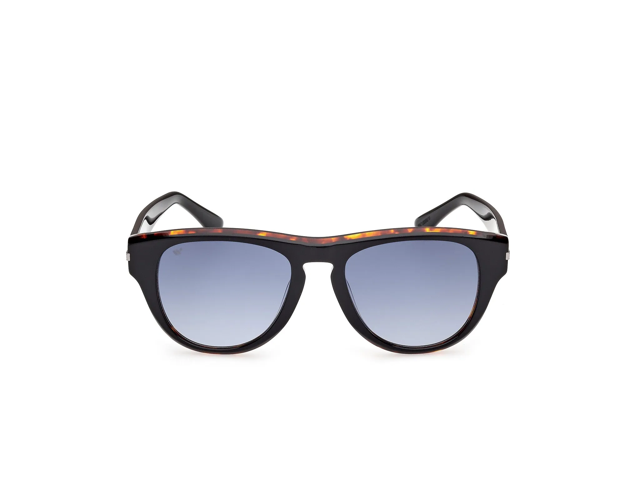 Web WE0402 05W Occhiali da sole Acetato Nero Blu Rotonda Normale - immagine 2