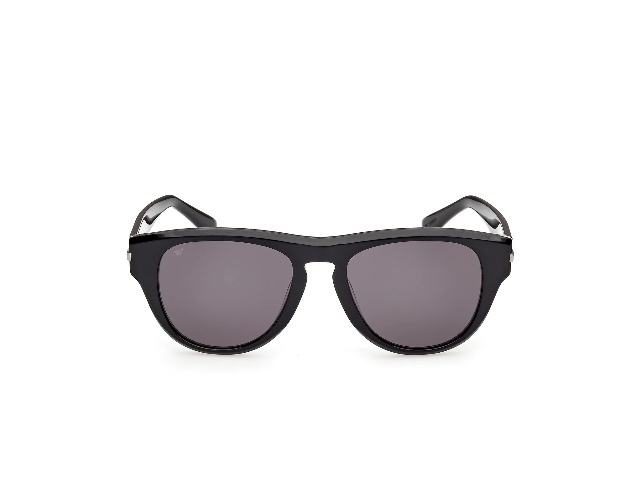 Web WE0402 01A Occhiali da sole Acetato Nero Fumo Rotonda Normale - immagine 2