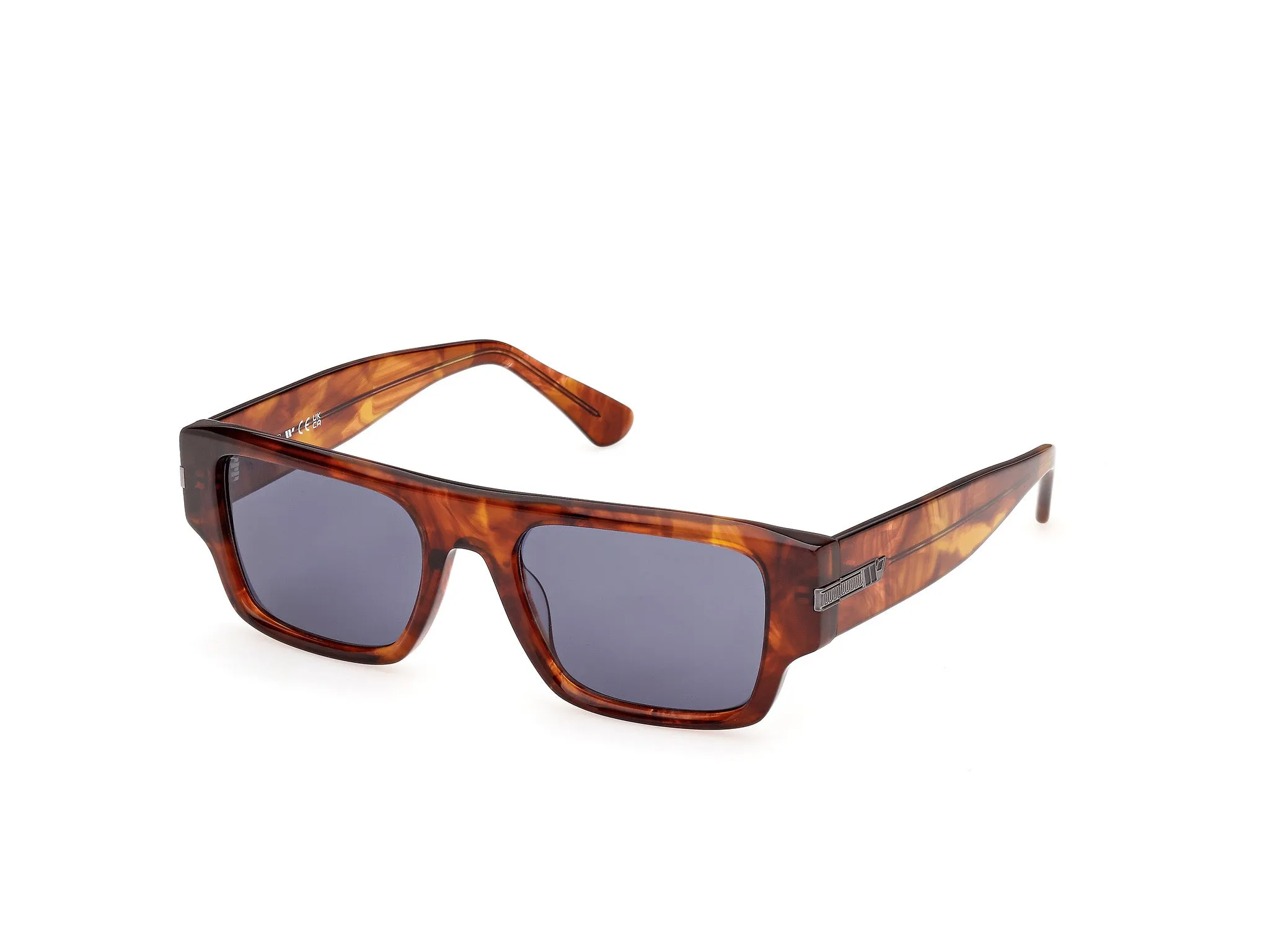 Web WE0401 50V Occhiali da sole Acetato Marrone Blu Squadrata Normale - immagine 1