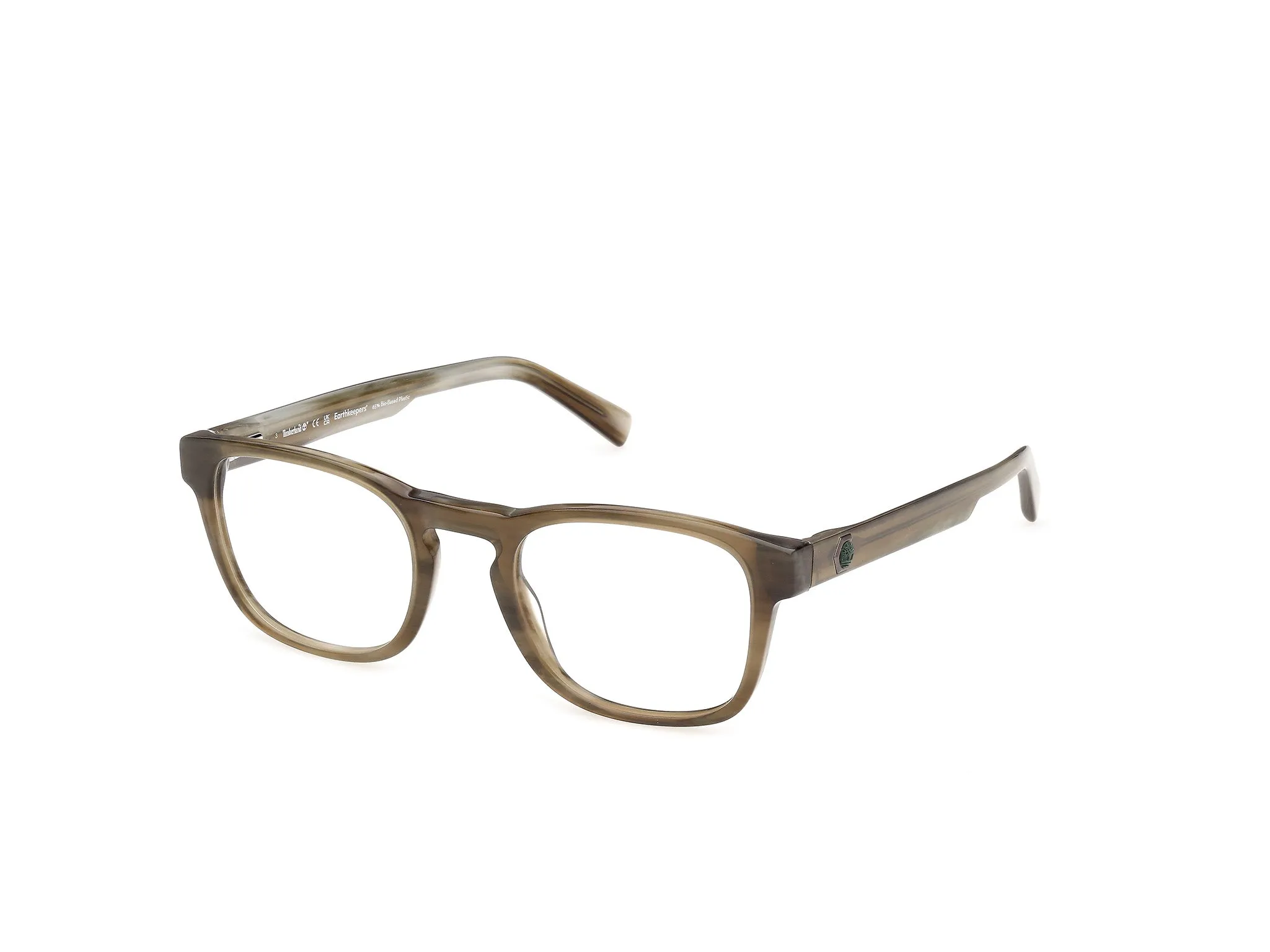 Timberland TB50125 61 Montature da vista Acetato Verde Rotonda Normale - immagine 1