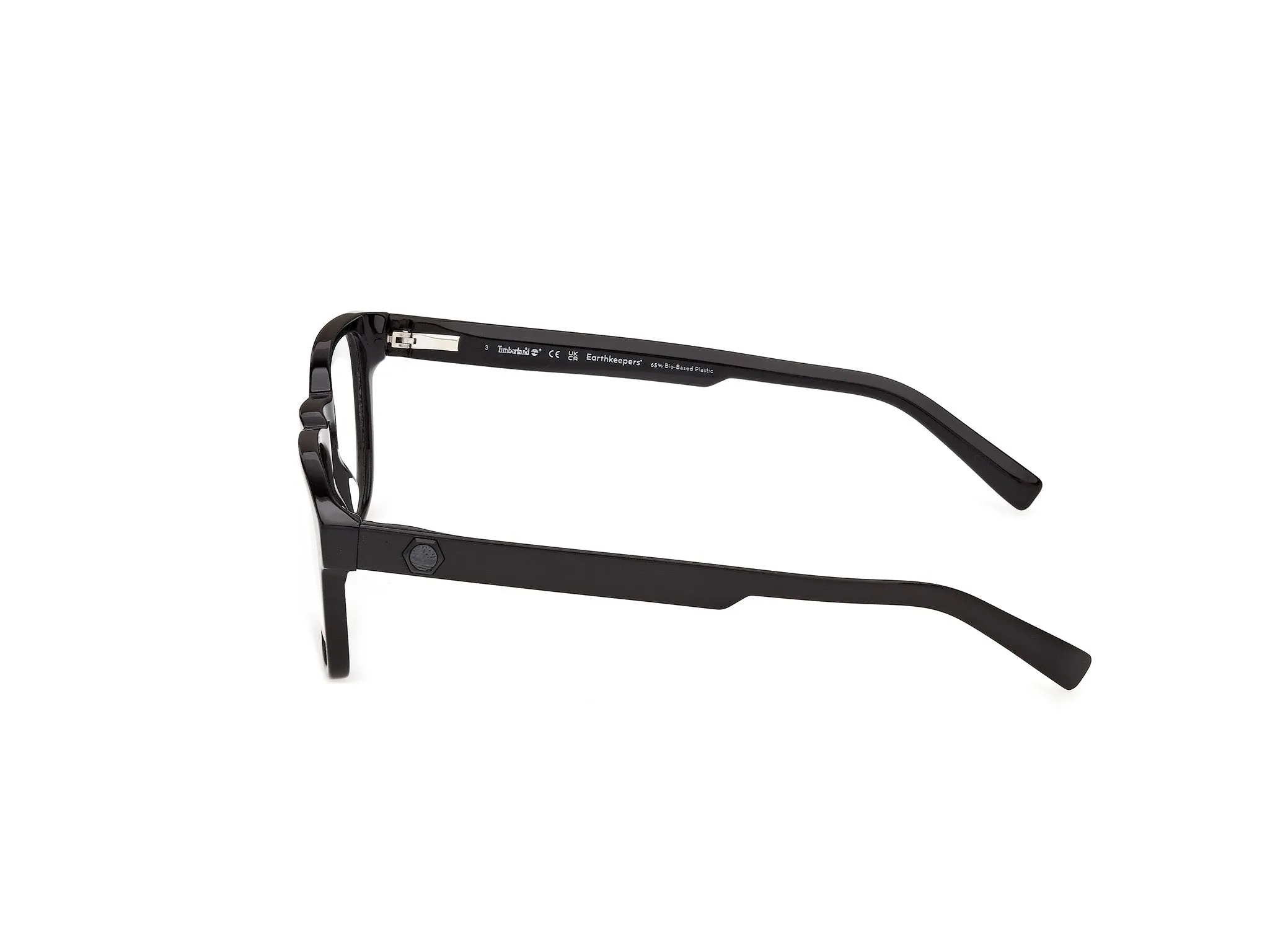 Timberland TB50125 1 Montature da vista Acetato Nero Rotonda Normale - immagine 3