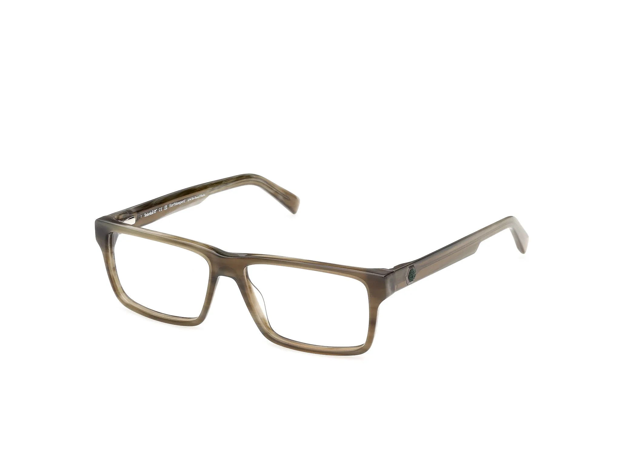 Timberland TB50124 61 Montature da vista Acetato Verde Squadrata Normale - immagine 1