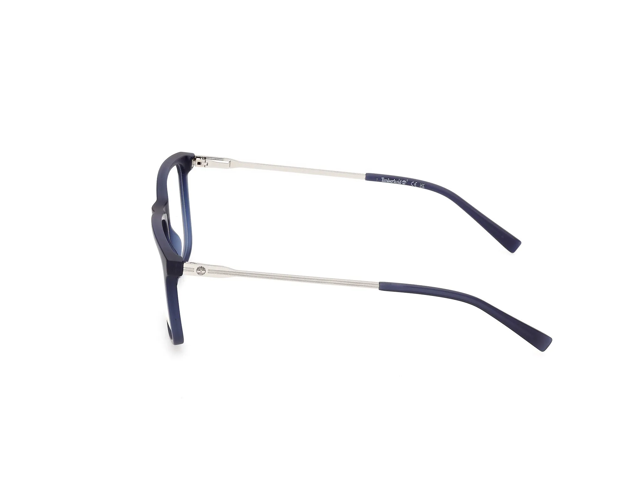 Timberland TB50123 91 Montature da vista Iniettato Blu Squadrata Normale - immagine 3
