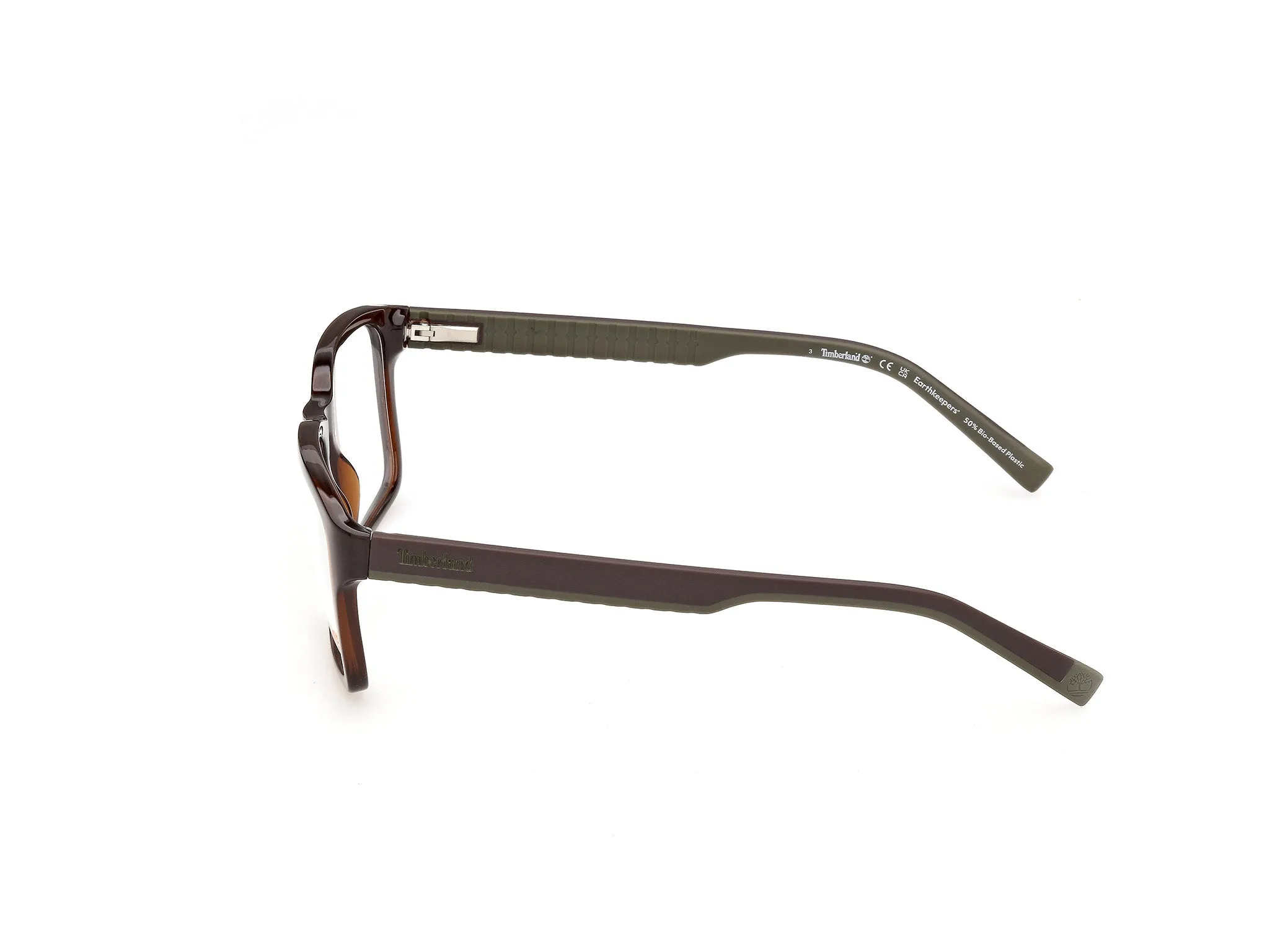 Timberland TB50118 48 Montature da vista Iniettato Marrone Squadrata Normale - immagine 3