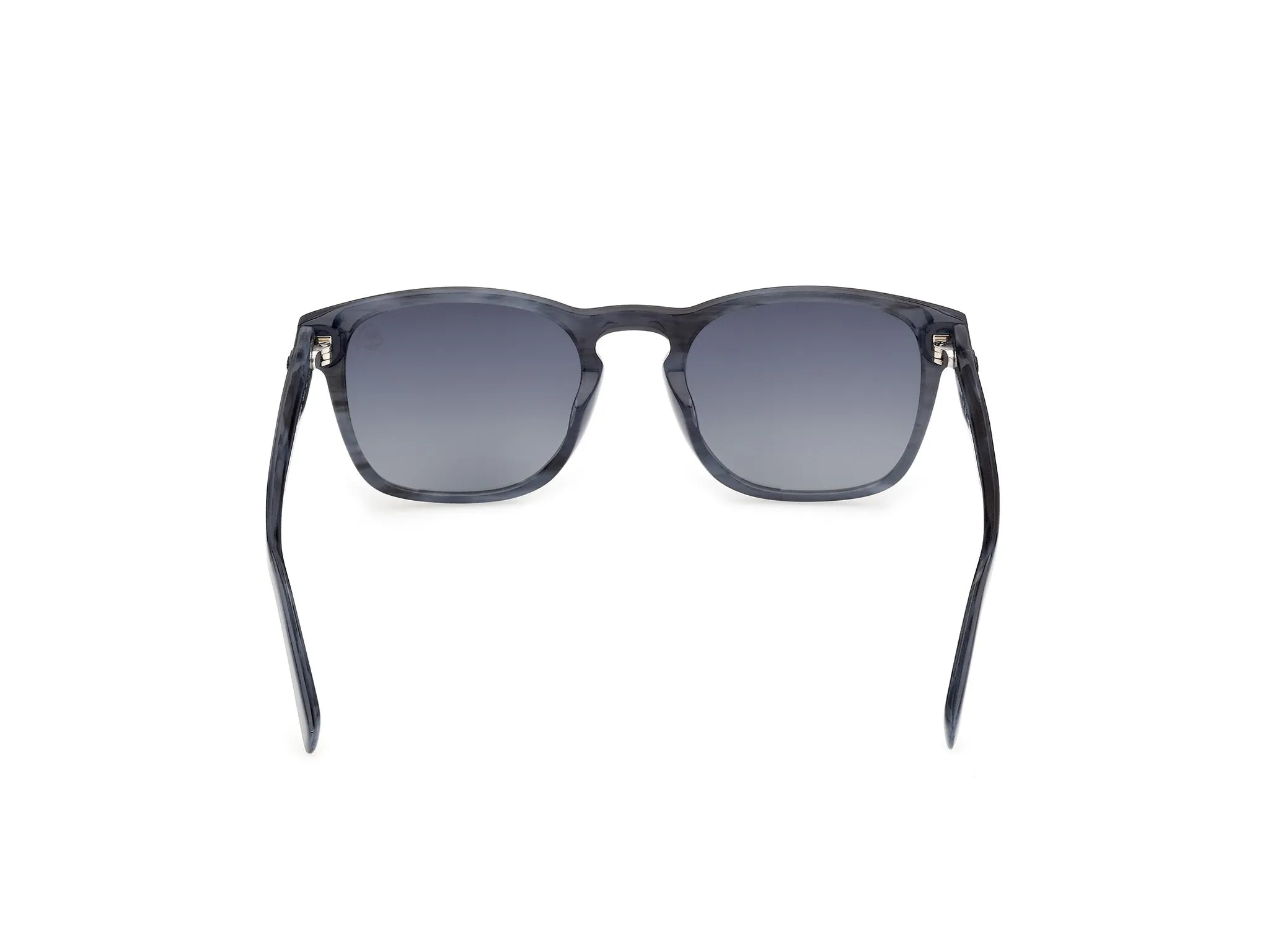 Timberland TB00100 64D Occhiali da sole Acetato Blu Fumo Rotonda Polarizzata - immagine 4