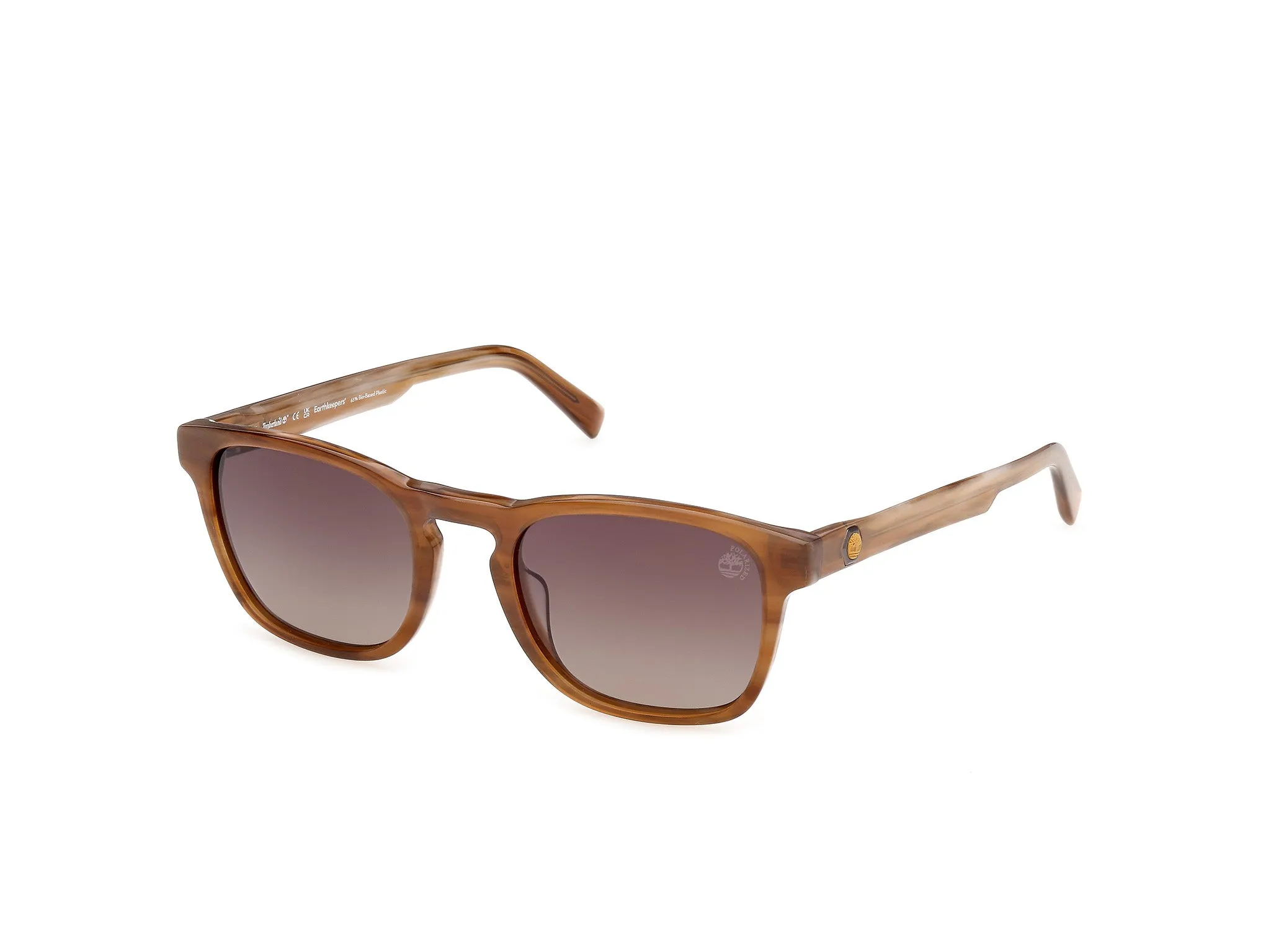 Timberland TB00100 62H Occhiali da sole Acetato Marrone Marrone Rotonda Polarizzata - immagine 1