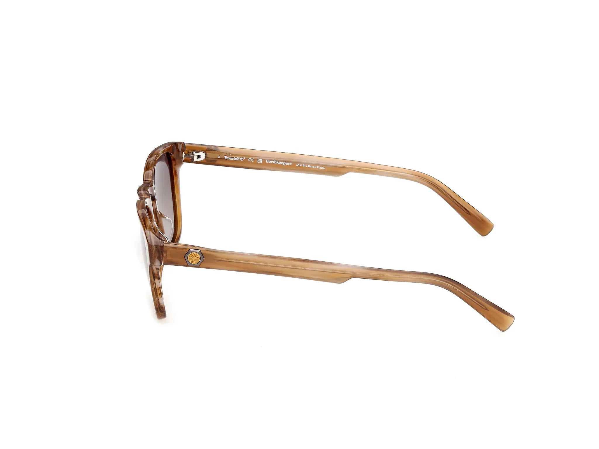 Timberland TB00100 62H Occhiali da sole Acetato Marrone Marrone Rotonda Polarizzata - immagine 3