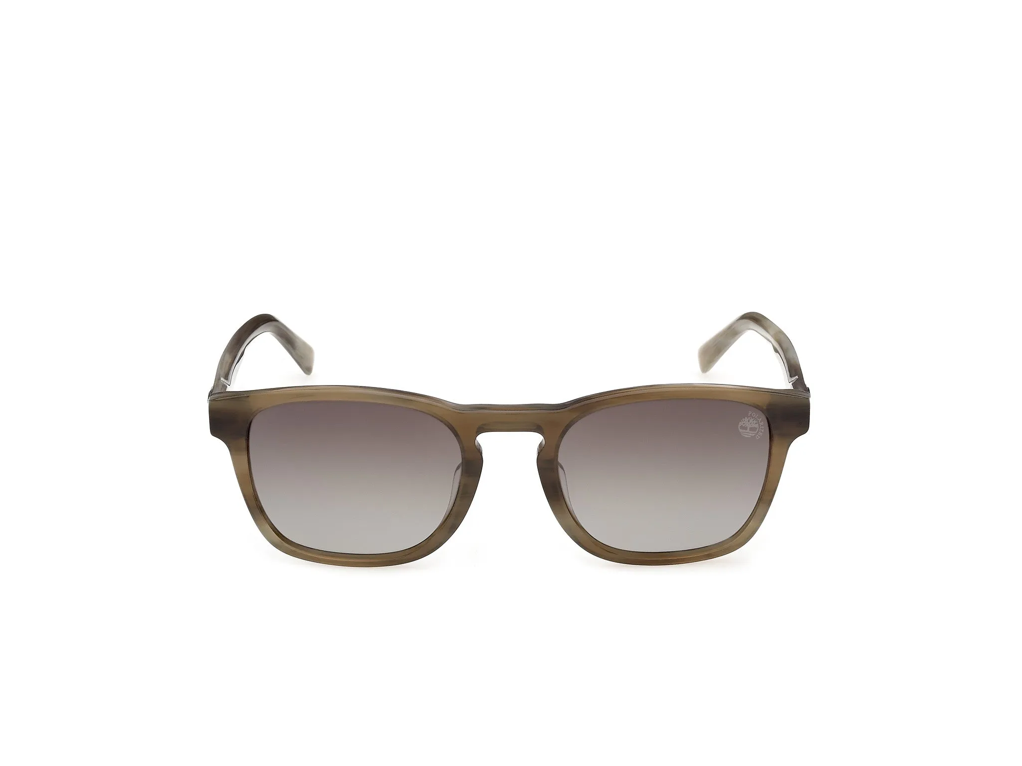 Timberland TB00100 61R Occhiali da sole Acetato Verde Verde Rotonda Polarizzata - immagine 2