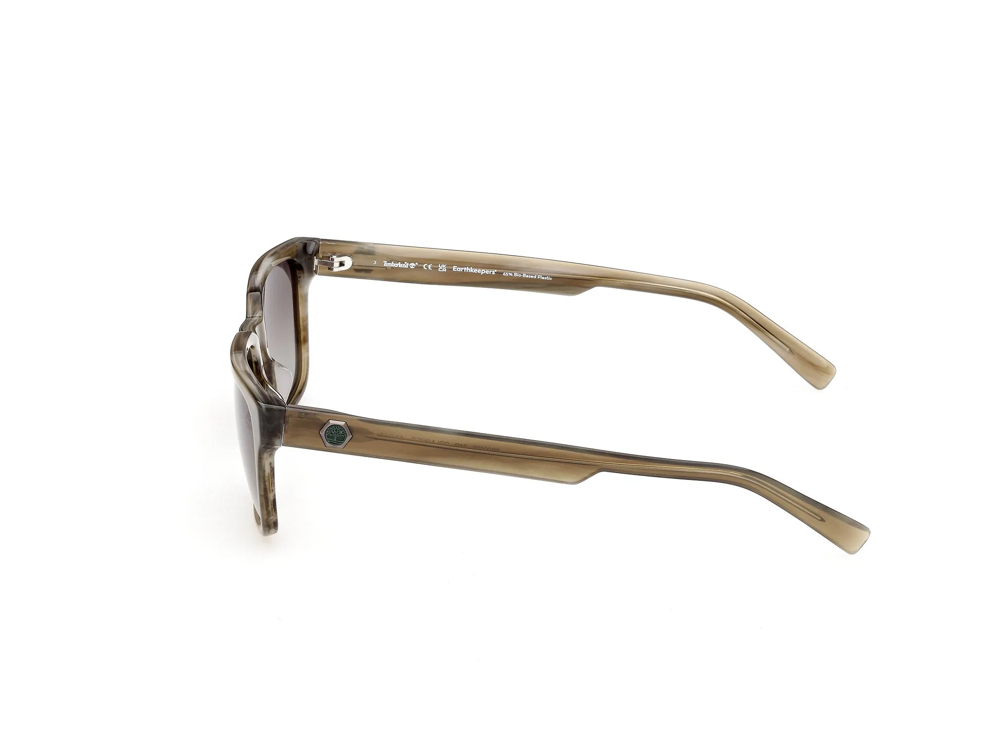 Timberland TB00099 61R Occhiali da sole Acetato Verde Verde Squadrata Polarizzata - immagine 3