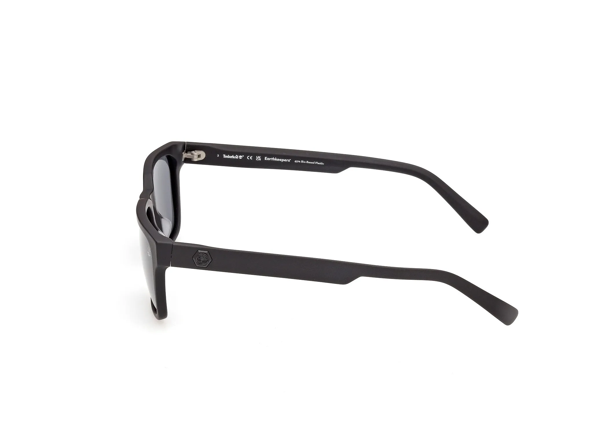 Timberland TB00099 02D Occhiali da sole Acetato Nero Fumo Squadrata Polarizzata - immagine 3