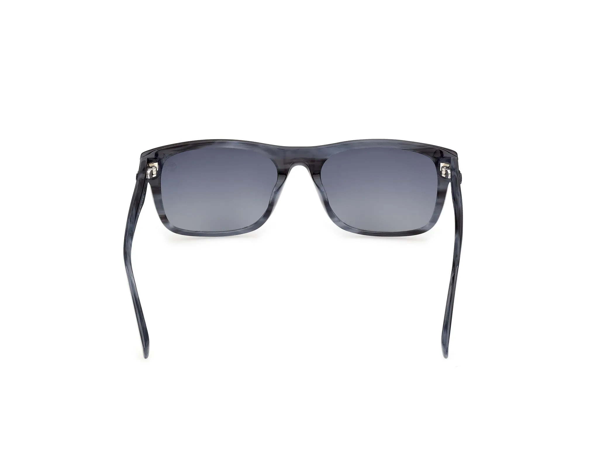Timberland TB00098 64D Occhiali da sole Acetato Blu Fumo Squadrata Polarizzata - immagine 4