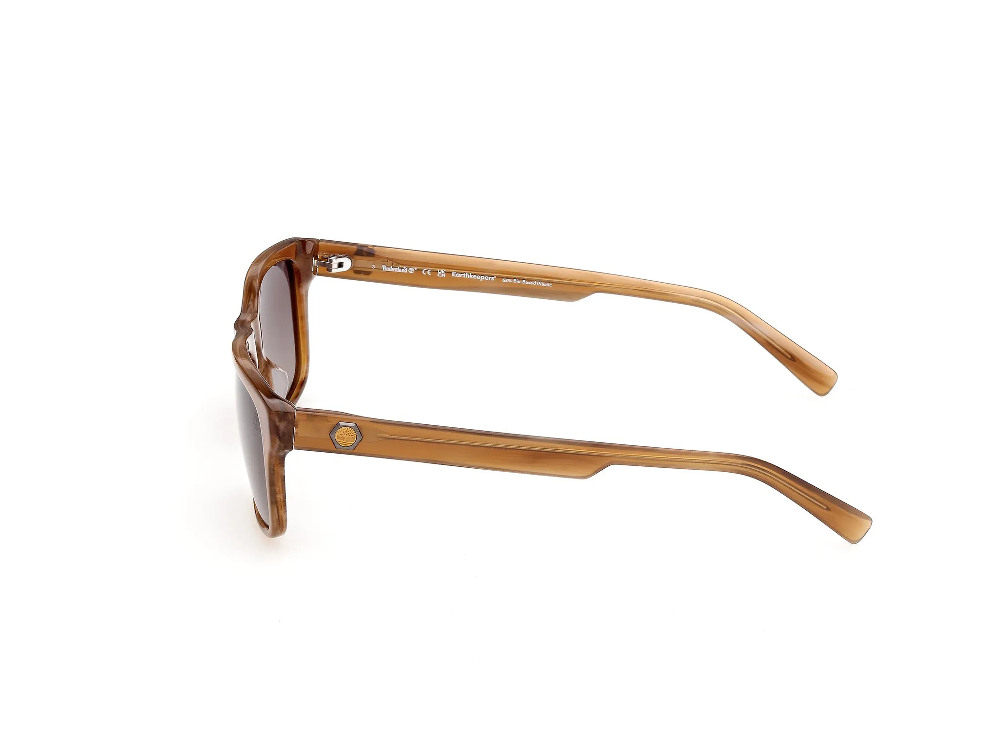 Timberland TB00098 62H Occhiali da sole Acetato Marrone Marrone Squadrata Polarizzata - immagine 3