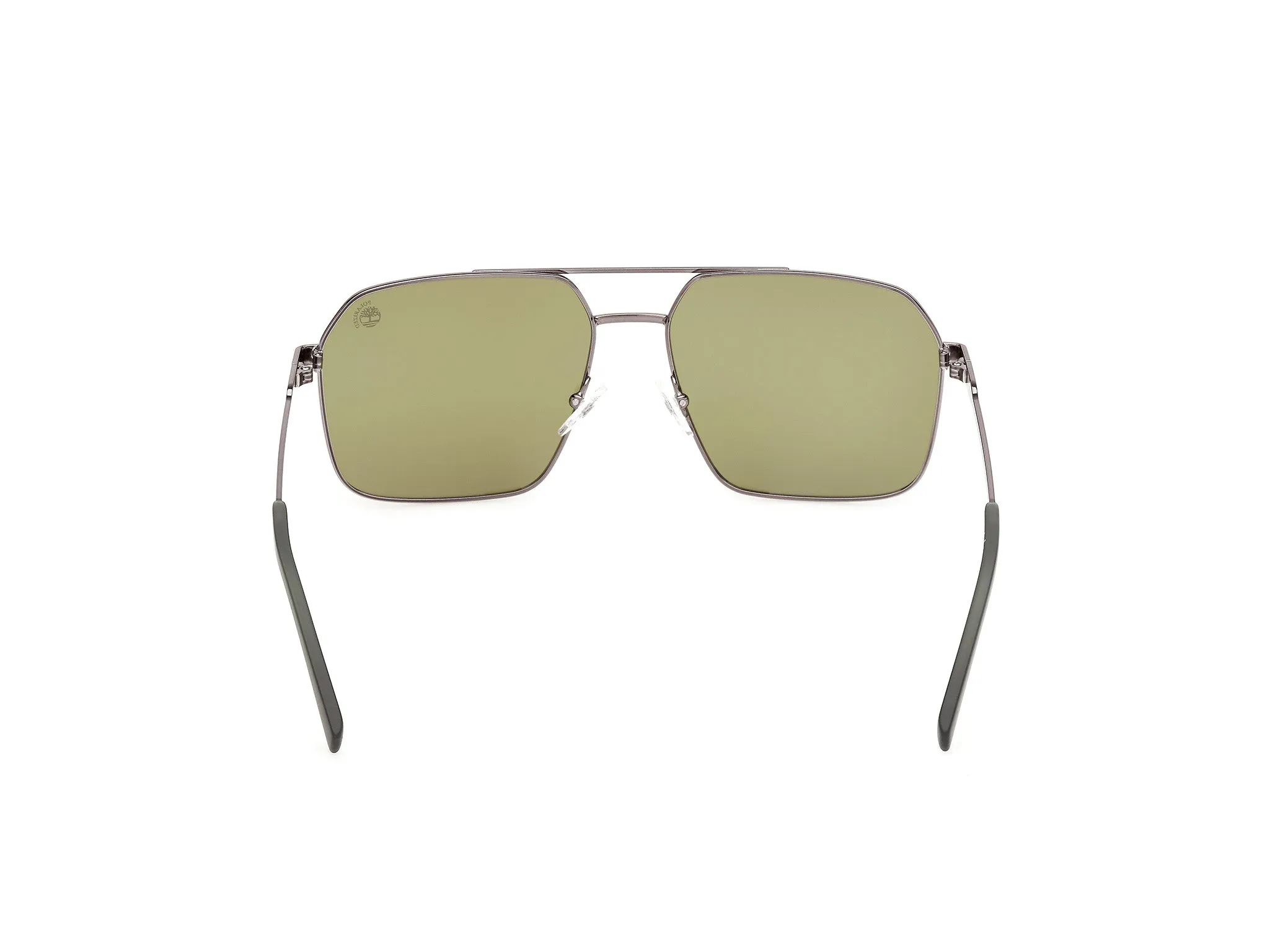 Timberland TB00097 06R Occhiali da sole Metallo Grigio Verde Squadrata Polarizzata - immagine 4