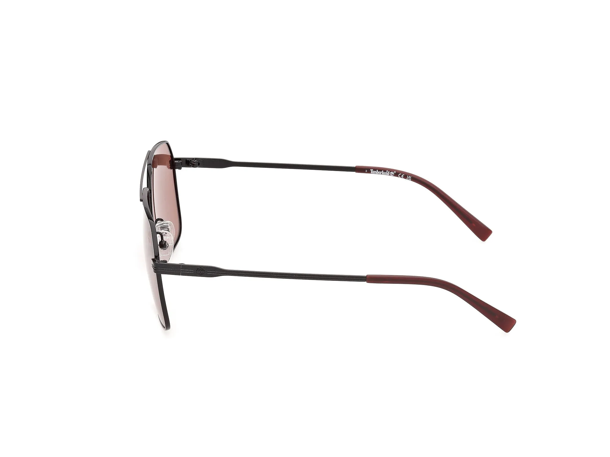 Timberland TB00097 01D Occhiali da sole Metallo Nero Fumo Squadrata Polarizzata - immagine 3