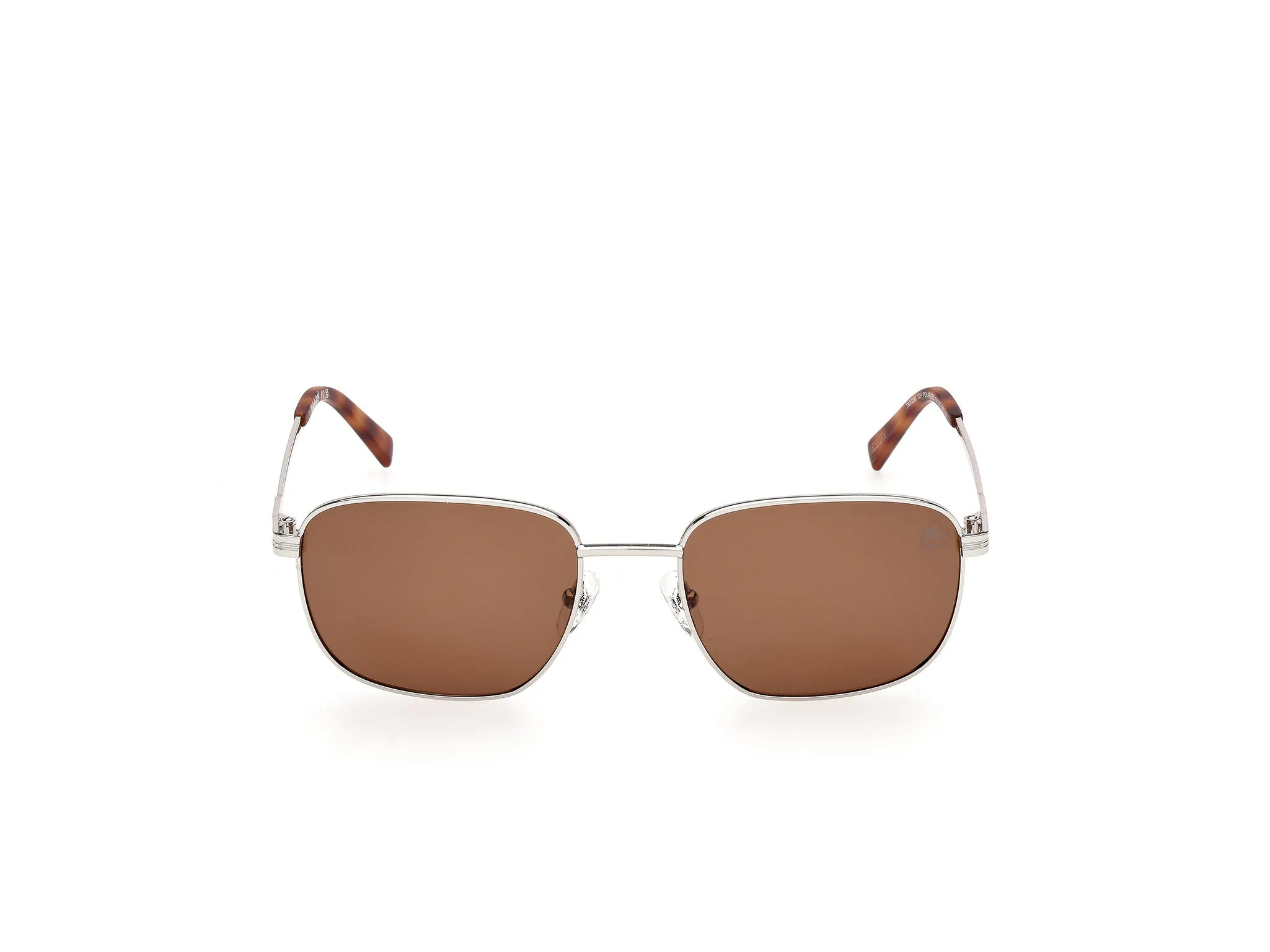 Timberland TB00096 10H Occhiali da sole Metallo Grigio Marrone Squadrata Polarizzata - immagine 2