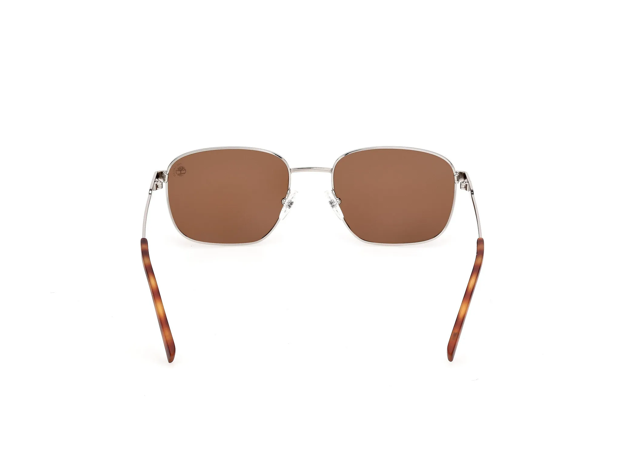 Timberland TB00096 10H Occhiali da sole Metallo Grigio Marrone Squadrata Polarizzata - immagine 4