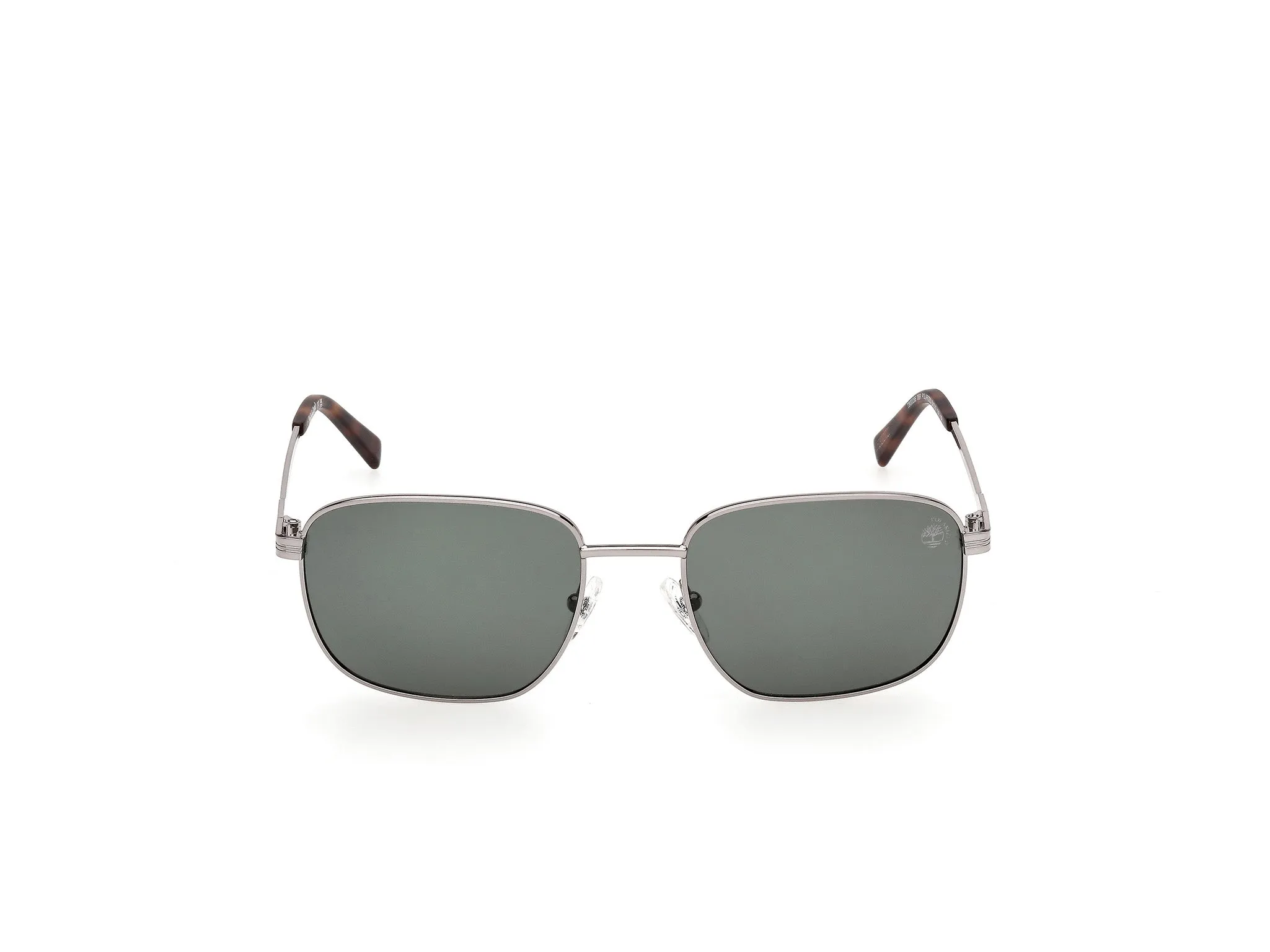 Timberland TB00096 08R Occhiali da sole Metallo Canna di fucile Verde Squadrata Polarizzata - immagine 2