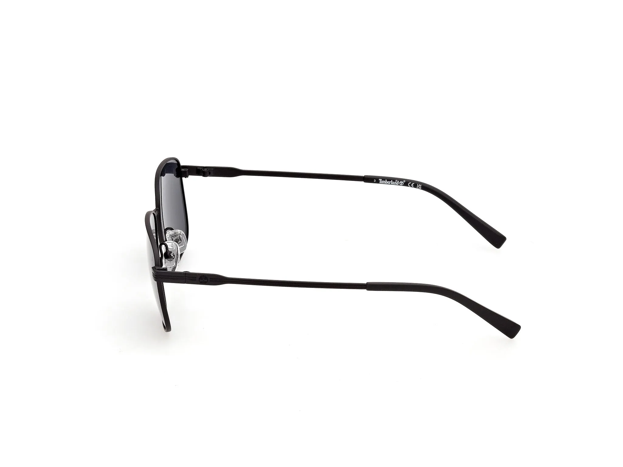 Timberland TB00096 02D Occhiali da sole Metallo Nero Fumo Squadrata Polarizzata - immagine 3