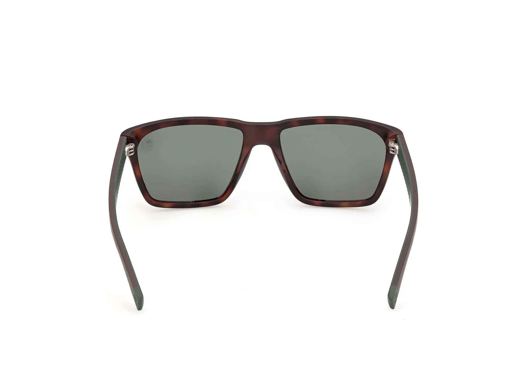 Timberland TB00095 52R Occhiali da sole Iniettato Havana Verde Squadrata Polarizzata - immagine 4