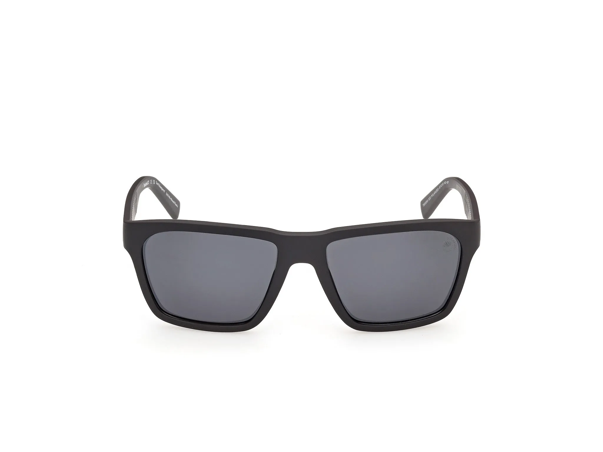 Timberland TB00095 02D Occhiali da sole Iniettato Nero Fumo Squadrata Polarizzata - immagine 2