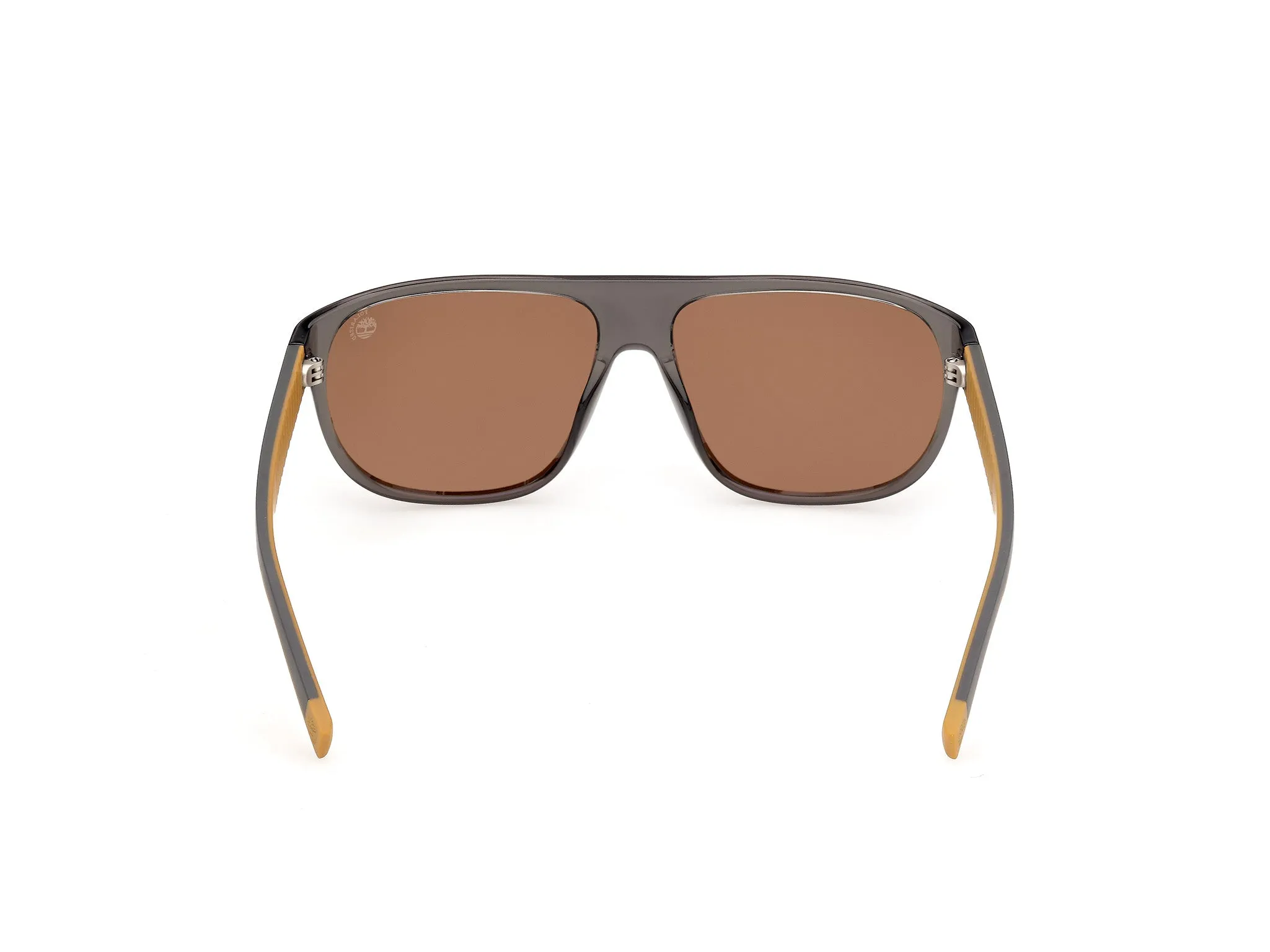 Timberland TB00094 20H Occhiali da sole Iniettato Grigio Marrone Pilot Polarizzata - immagine 4
