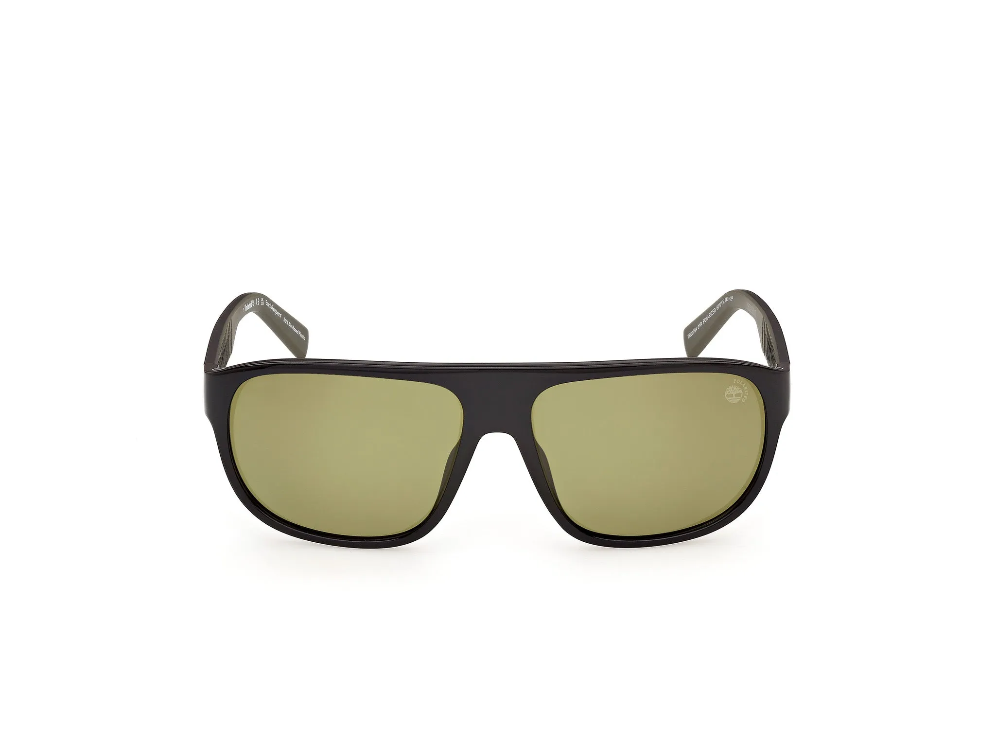 Timberland TB00094 01R Occhiali da sole Iniettato Nero Verde Pilot Polarizzata - immagine 2