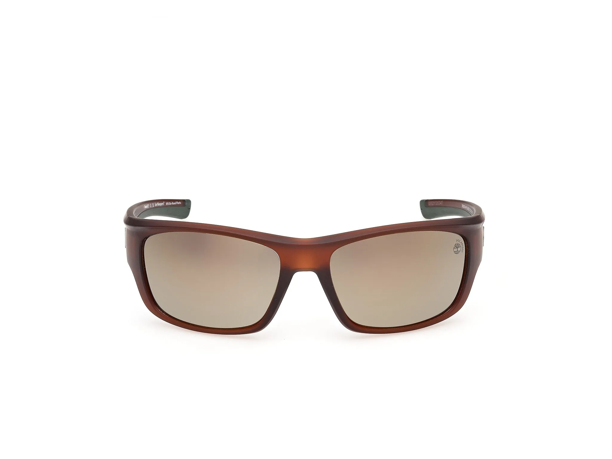 Timberland TB00093 49H Occhiali da sole Iniettato Marrone Squadrata Polarizzata - immagine 2