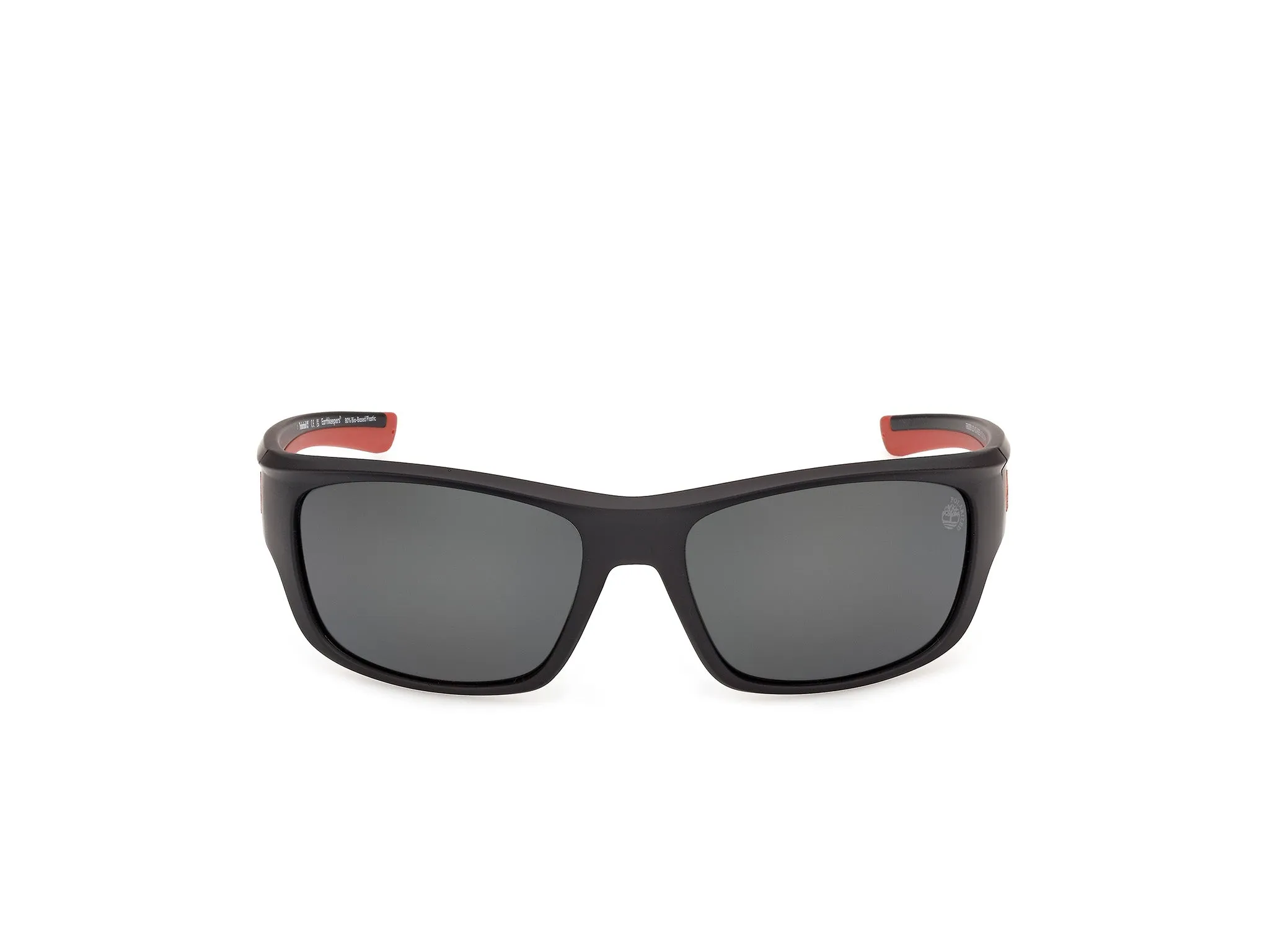 Timberland TB00093 02D Occhiali da sole Iniettato Nero Squadrata Polarizzata - immagine 2