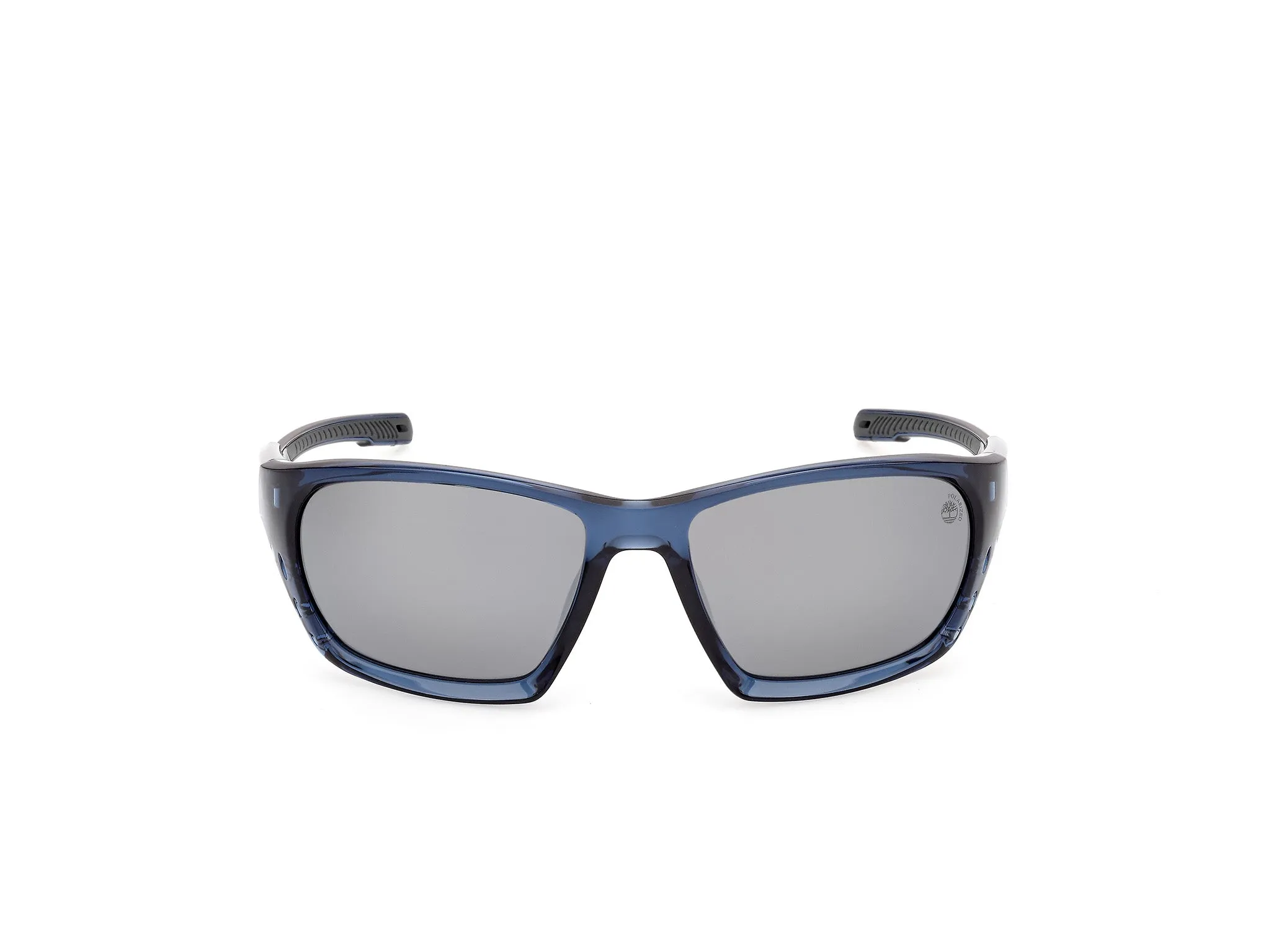 Timberland TB00092 90D Occhiali da sole Iniettato Blu Fumo Squadrata Polarizzata - immagine 2