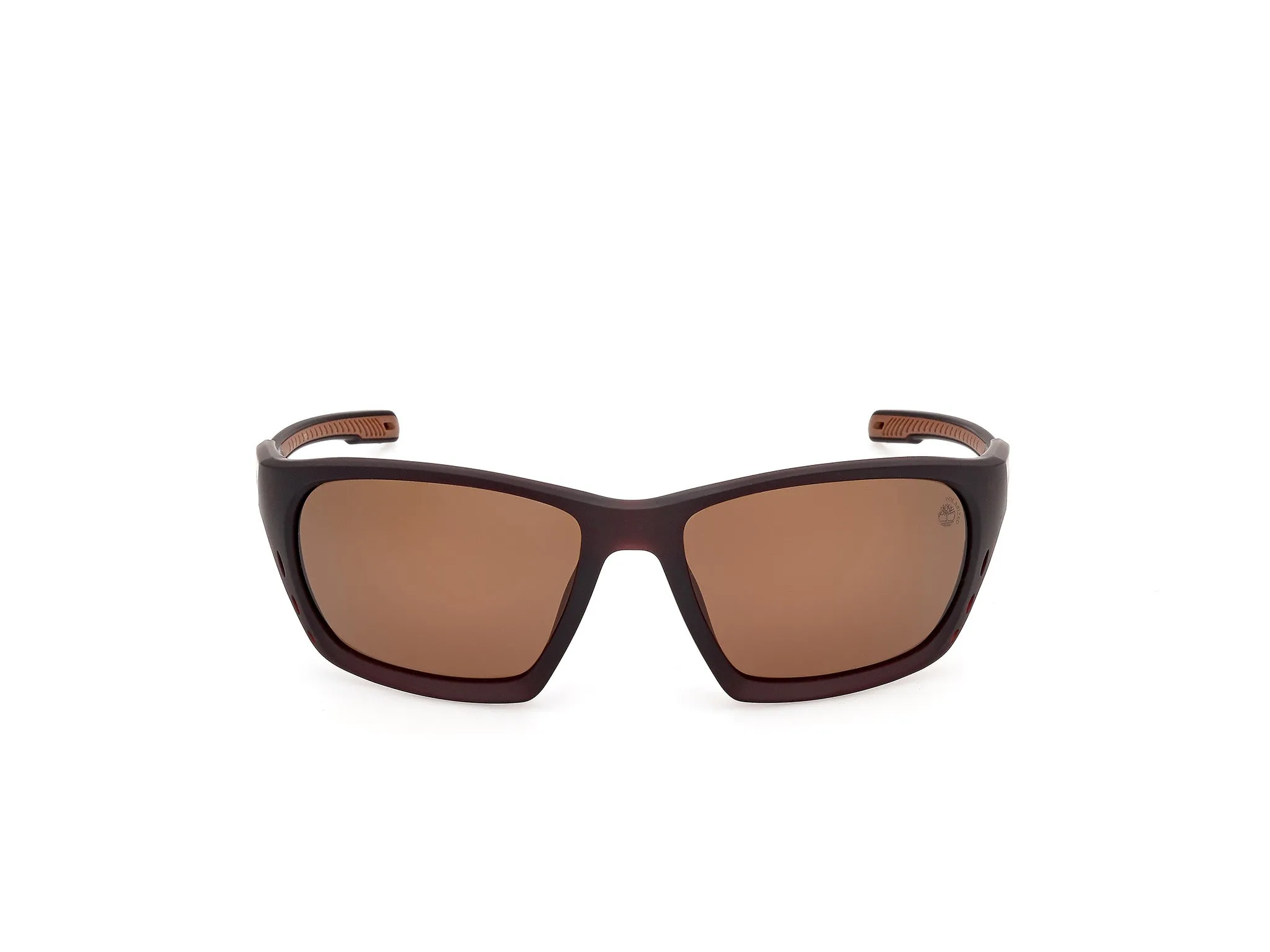 Timberland TB00092 67H Occhiali da sole Iniettato Rosso Marrone Squadrata Polarizzata - immagine 2