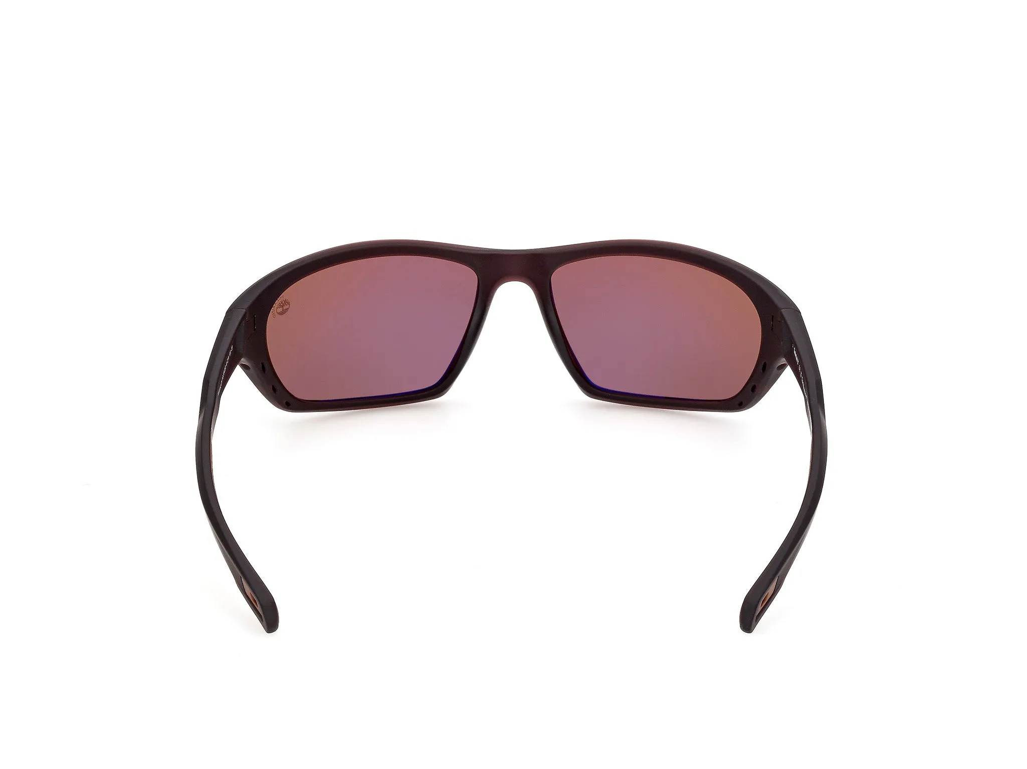 Timberland TB00092 67H Occhiali da sole Iniettato Rosso Marrone Squadrata Polarizzata - immagine 4