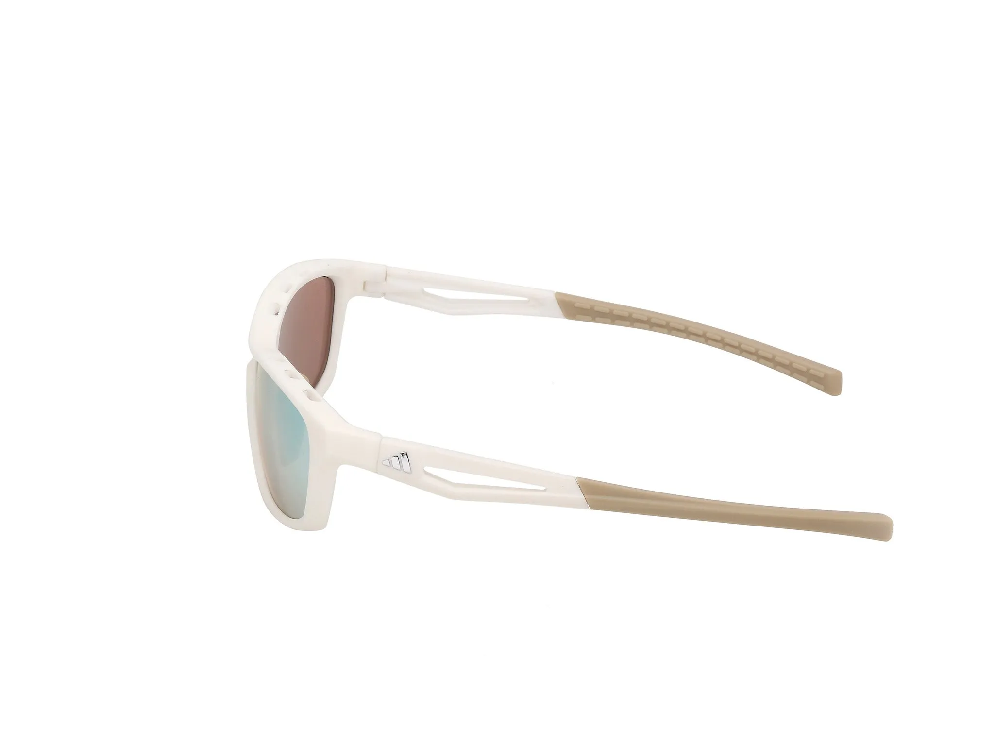 Adidas Sport SP0131 21G Occhiali da sole Iniettato Bianco Marrone Squadrata Normale - immagine 3