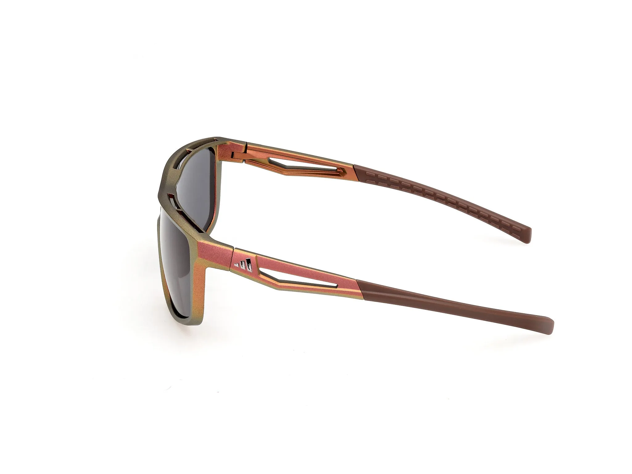 Adidas Sport SP0130 46A Occhiali da sole Iniettato Marrone Fumo Squadrata Normale - immagine 3