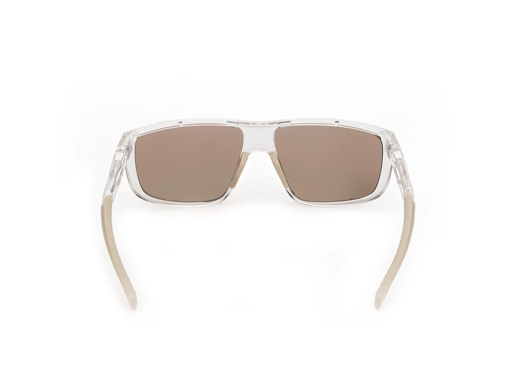 Adidas Sport SP0130 26G Occhiali da sole Iniettato Trasparente Marrone Squadrata Normale - immagine 4