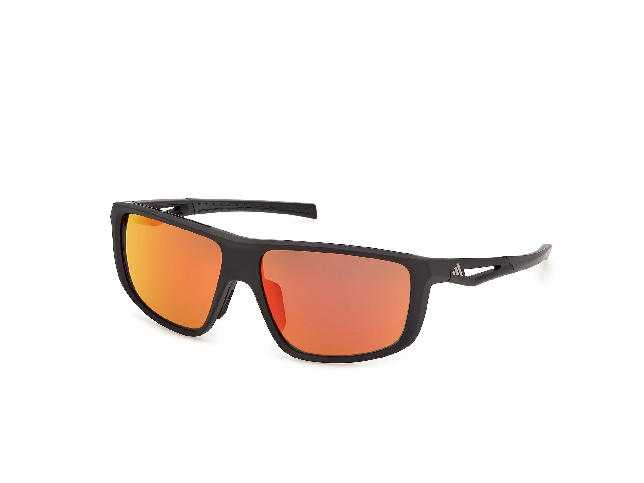 Adidas Sport SP0130 02L Occhiali da sole Iniettato Nero Roviex Squadrata Normale - immagine 1