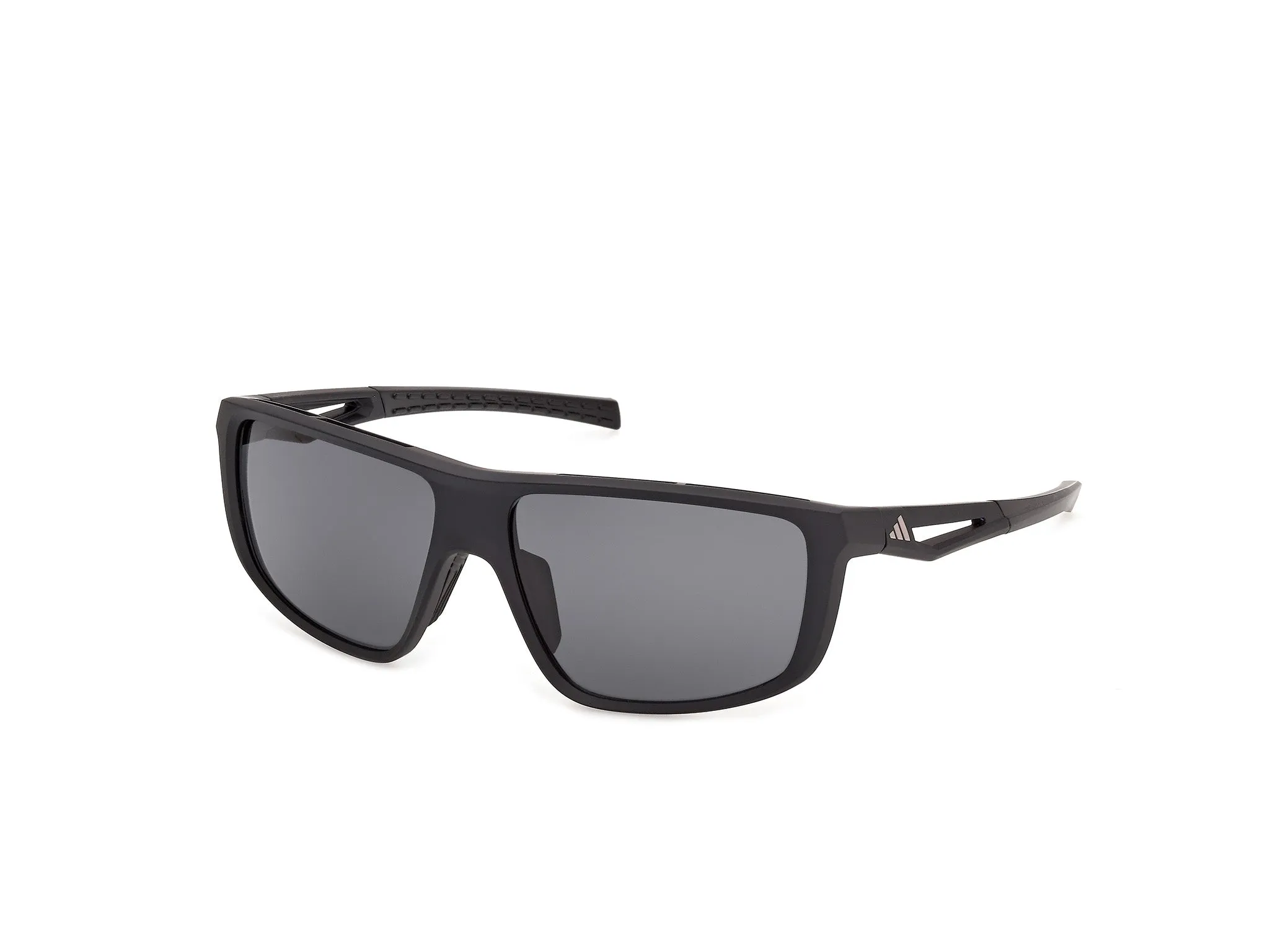 Adidas Sport SP0130 02A Occhiali da sole Iniettato Nero Fumo Squadrata Normale - immagine 1