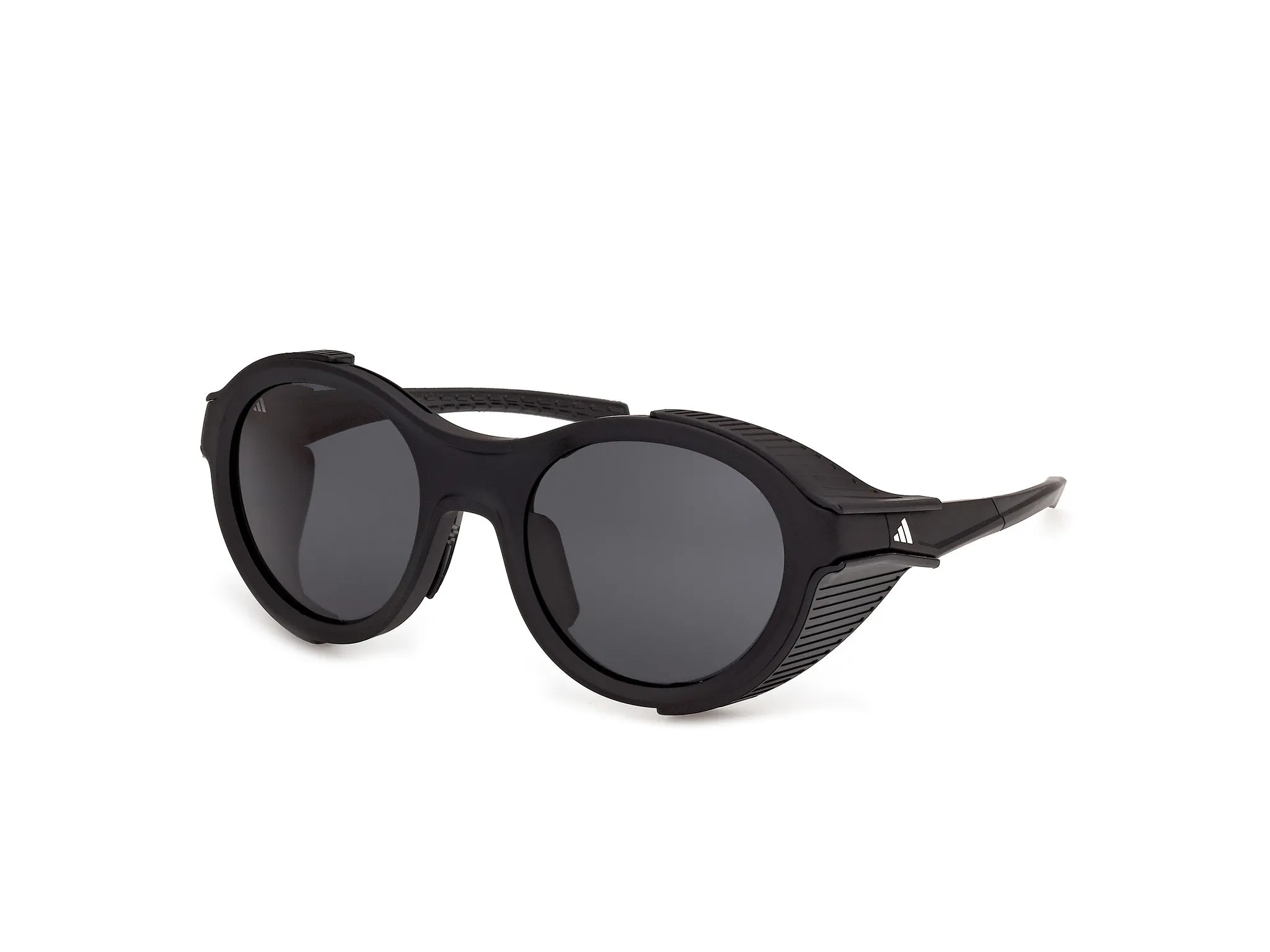 Adidas Sport SP0129 AKRION RND 02A Occhiali da sole Iniettato Nero Fumo Rotonda Normale - immagine 1