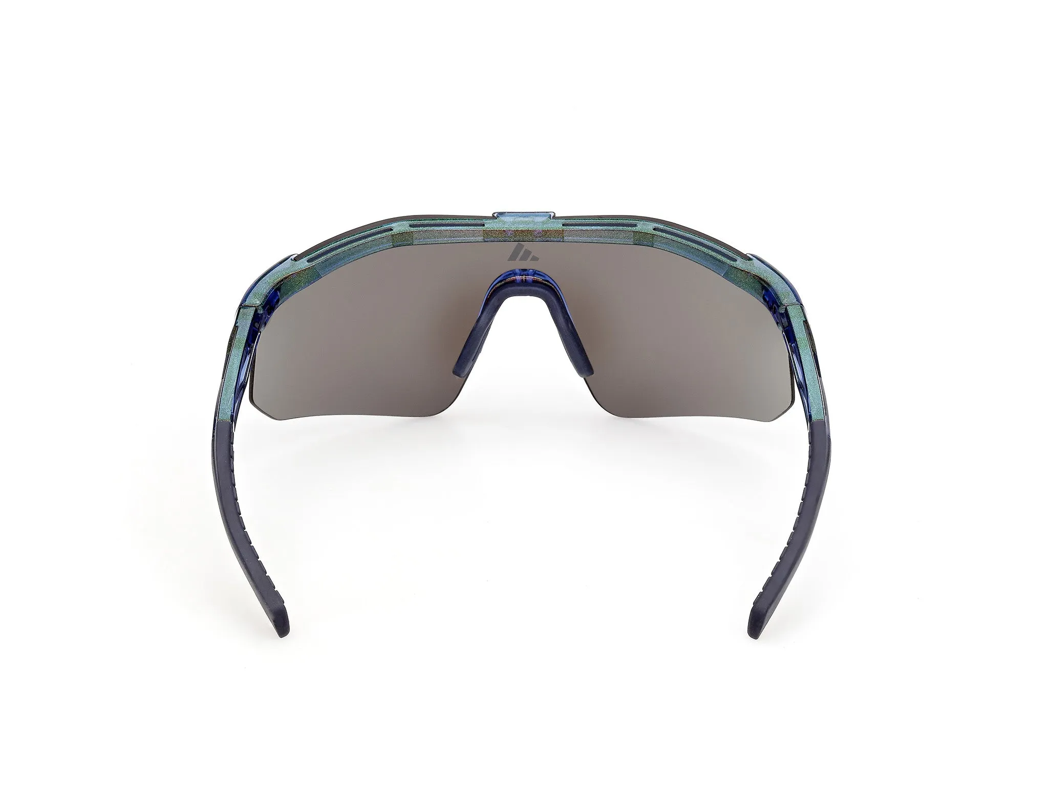 Adidas Sport SP0128 KAPHIROS EVO 90X Occhiali da sole Iniettato Blu Blu Maschera Normale - immagine 4