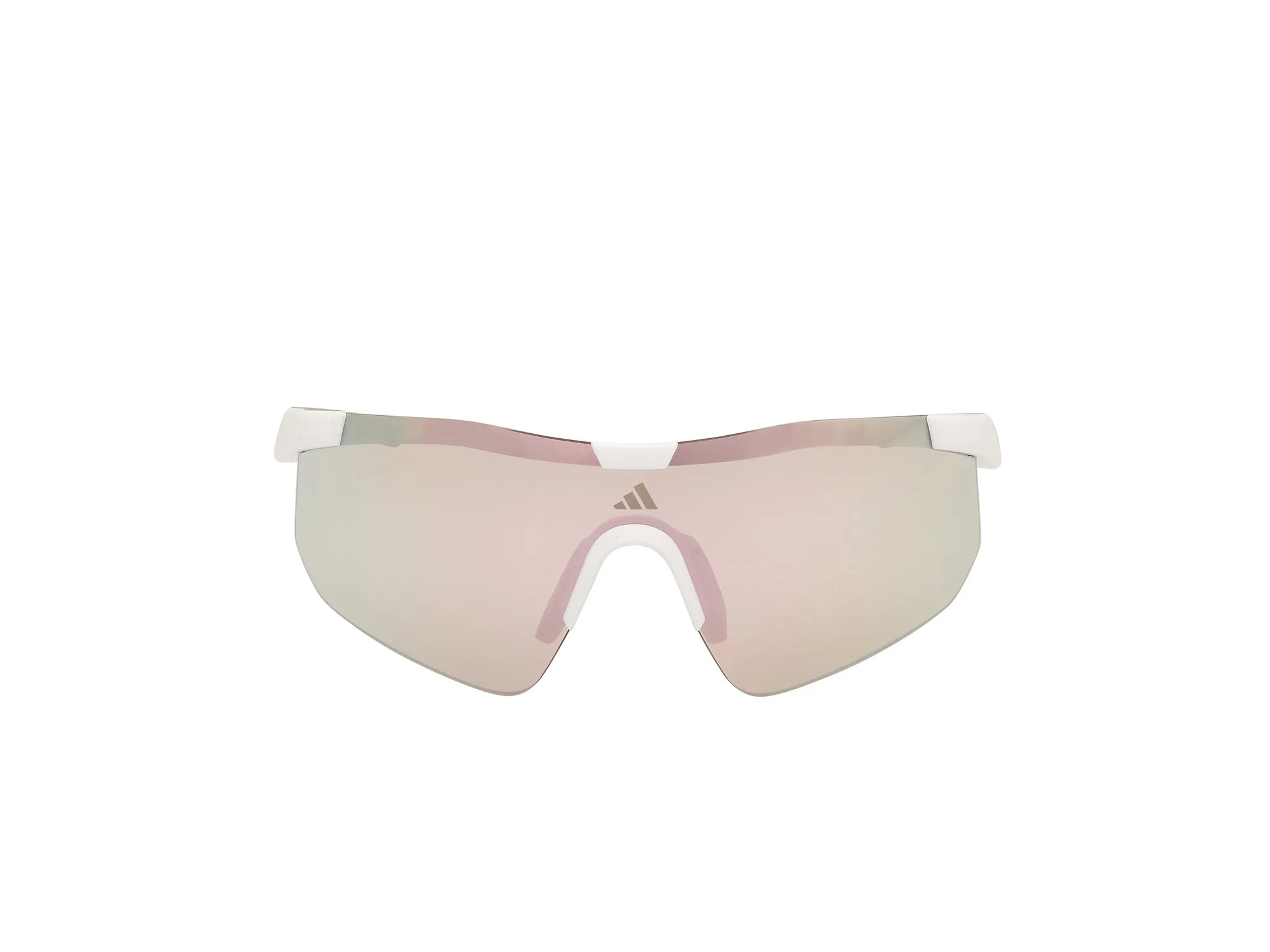 Adidas Sport SP0128 KAPHIROS EVO 21G Occhiali da sole Iniettato Bianco Marrone Maschera Normale - immagine 2