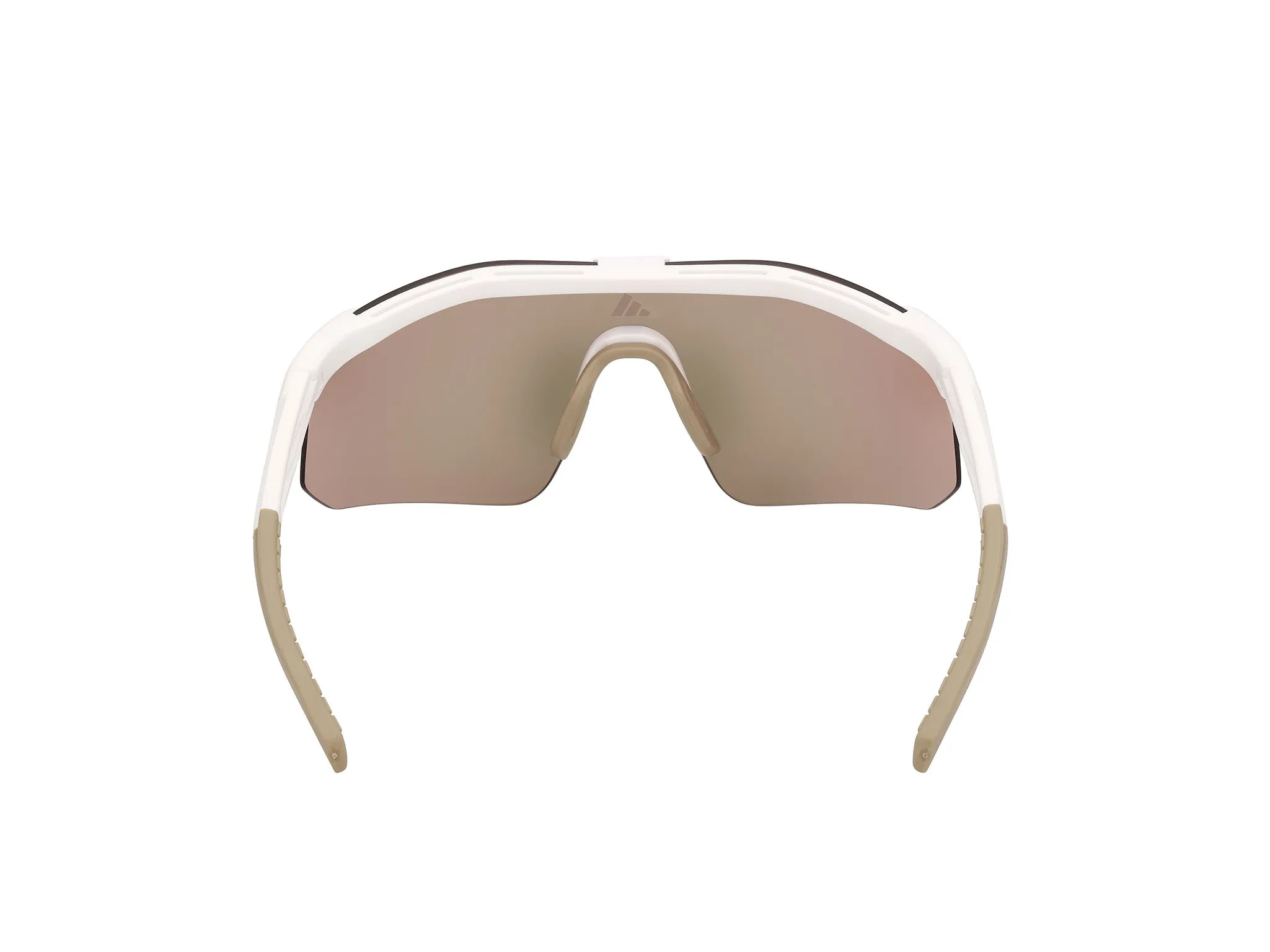 Adidas Sport SP0128 KAPHIROS EVO 21G Occhiali da sole Iniettato Bianco Marrone Maschera Normale - immagine 4