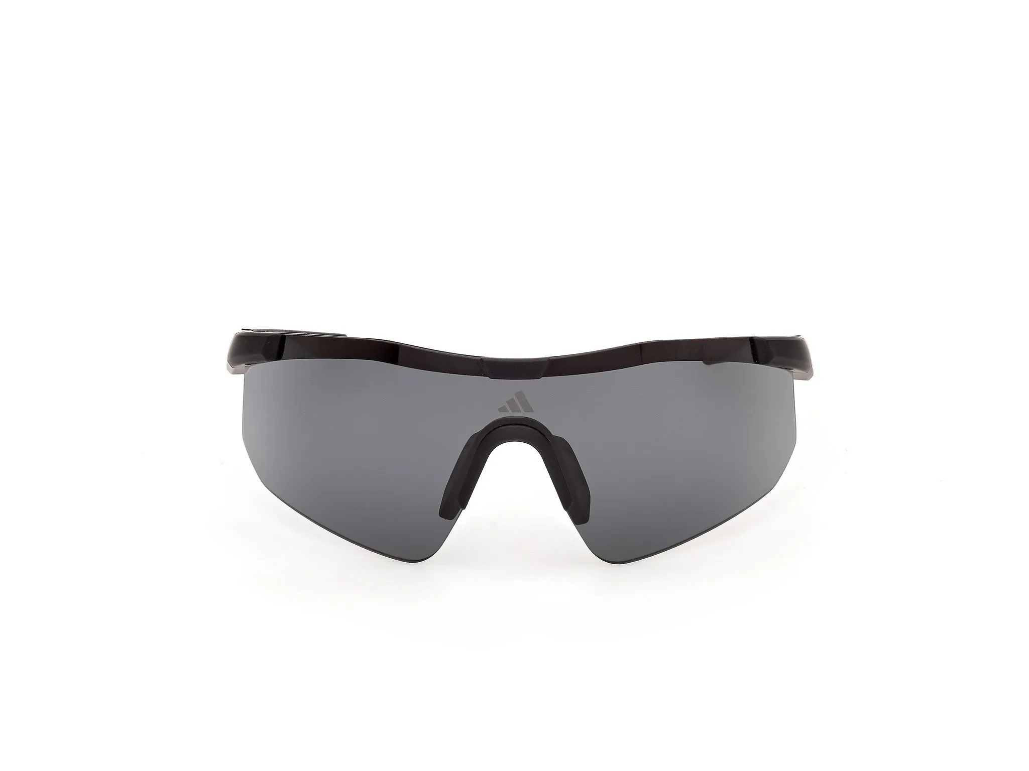 Adidas Sport SP0128 KAPHIROS EVO 02A Occhiali da sole Iniettato Nero Fumo Maschera Normale - immagine 2