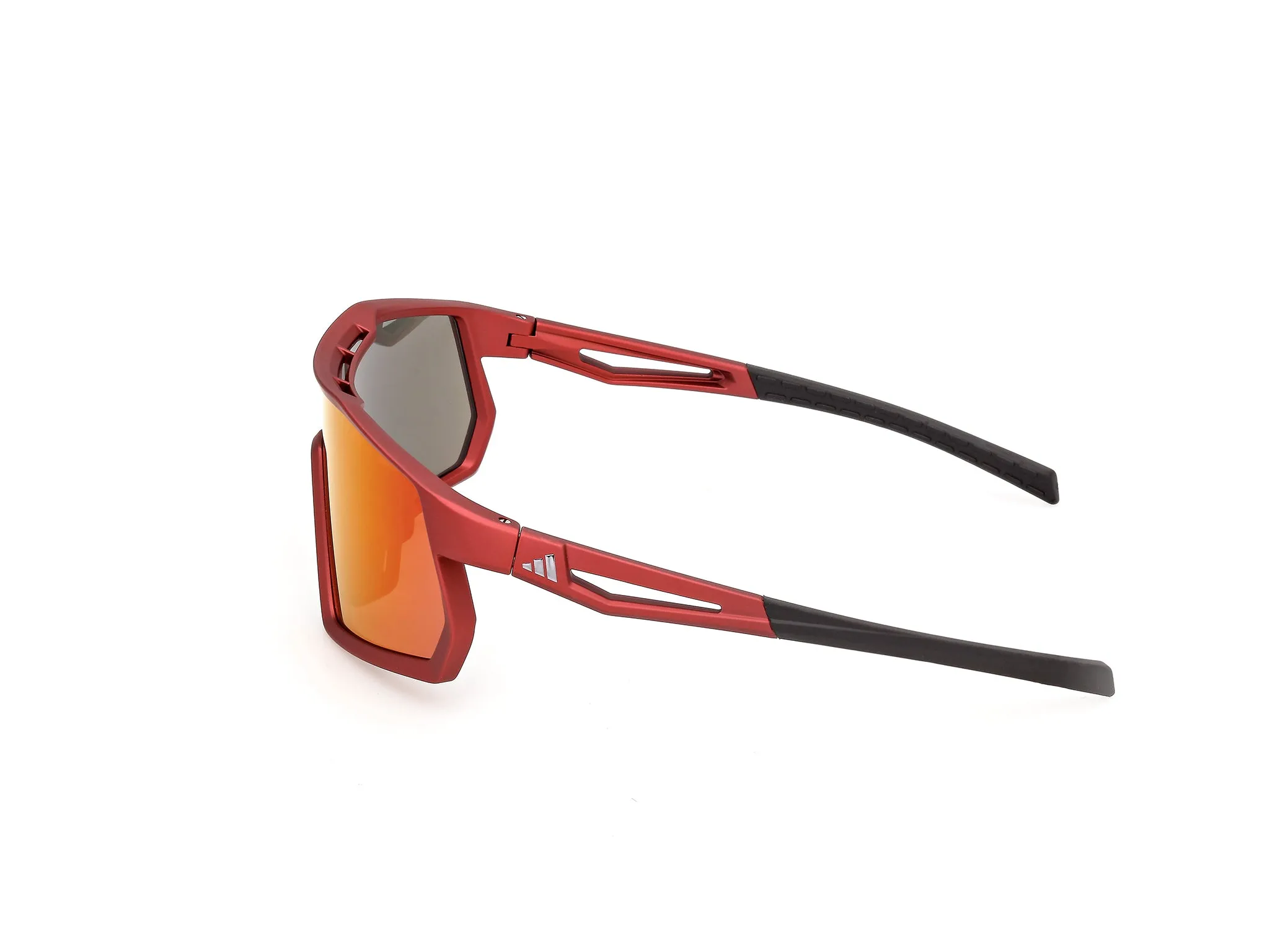 Adidas Sport SP0127 KENTRO S 67L Occhiali da sole Iniettato Rosso Roviex Maschera Normale - immagine 3