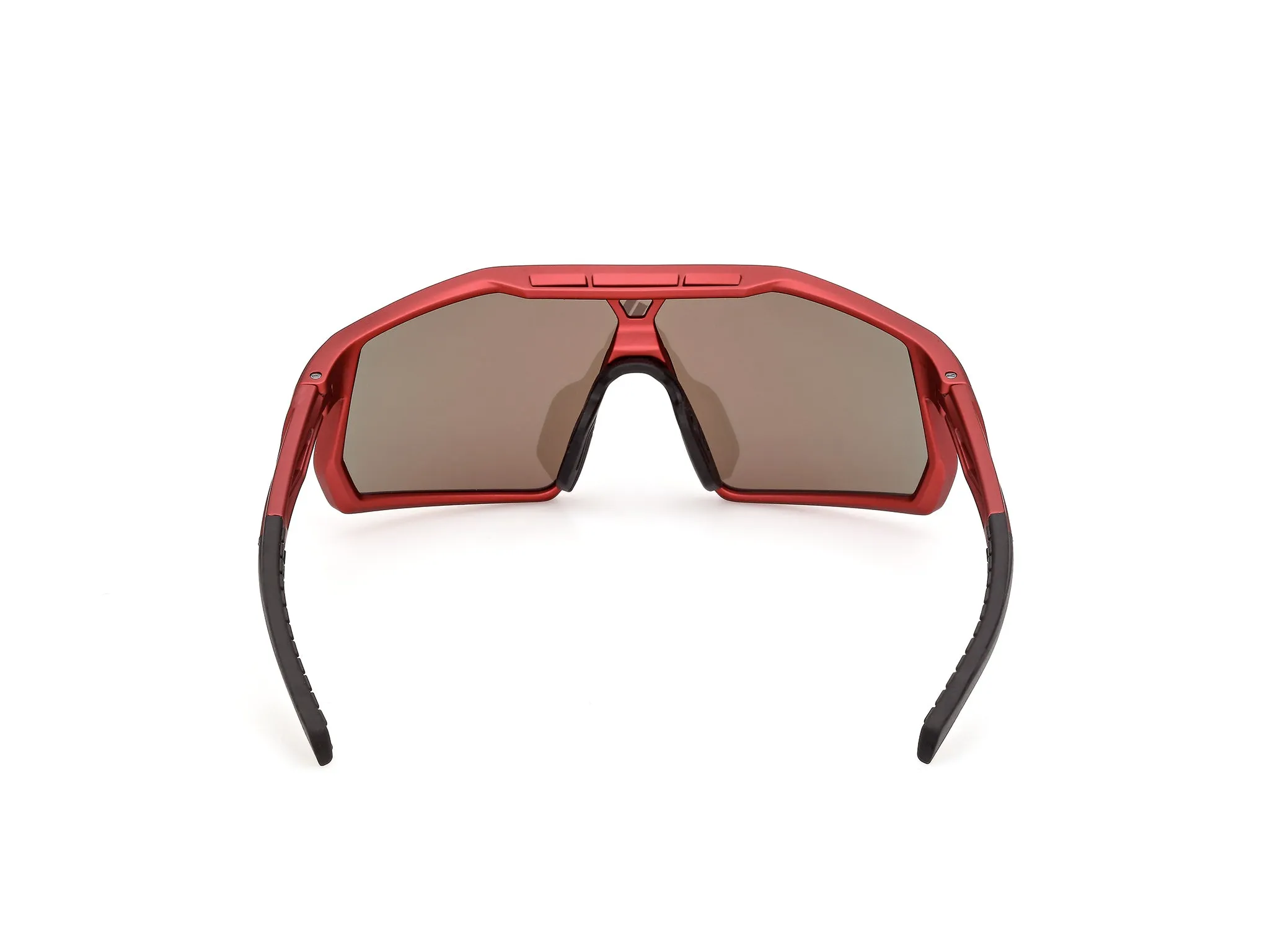 Adidas Sport SP0127 KENTRO S 67L Occhiali da sole Iniettato Rosso Roviex Maschera Normale - immagine 4
