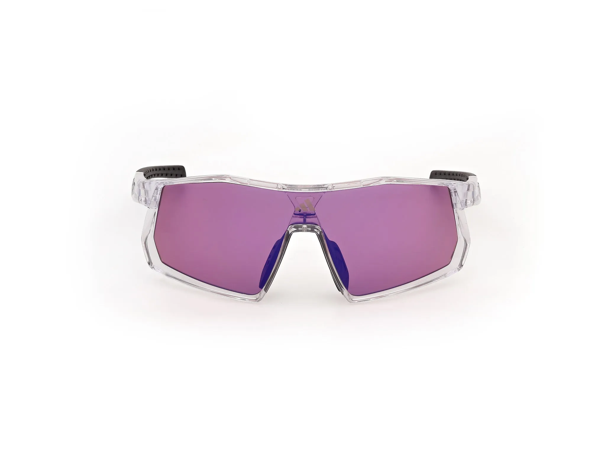 Adidas Sport SP0127 KENTRO S 26Z Occhiali da sole Iniettato Trasparente Viola Maschera Normale - immagine 2